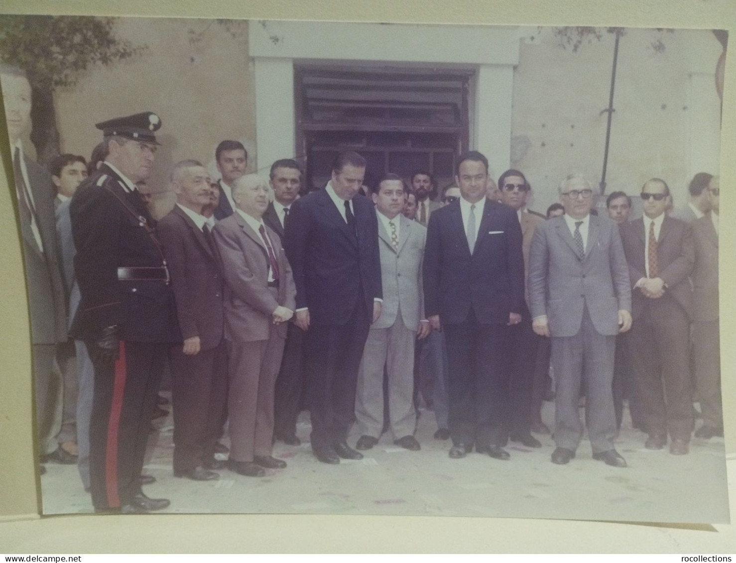 Italia Foto CITTA' SANT'ANGELO (Pescara) Autorità Ministro Natali Inaugurazioni Festeggiamenti 1970. Da Identificare - Europa