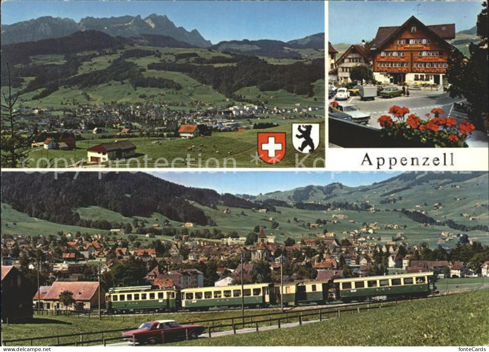 12292942 Appenzell IR Mit Saentis Appenzellerbahn Appenzell - Andere & Zonder Classificatie