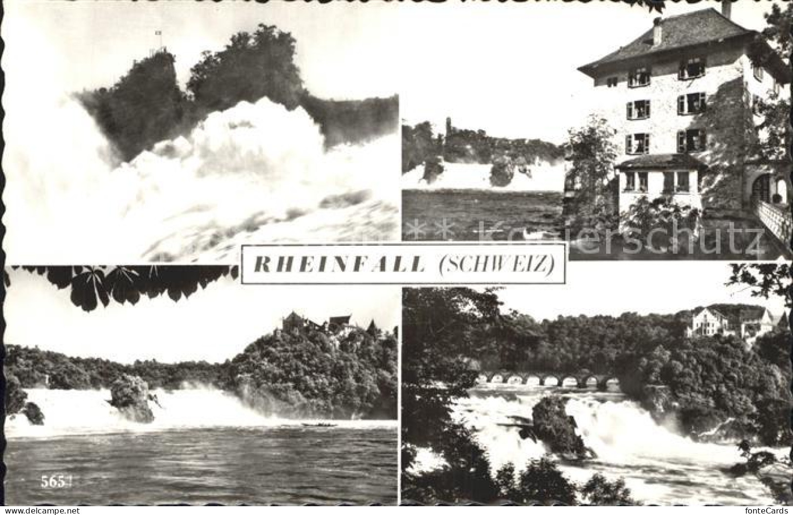 12291901 Schaffhausen SH Rheinfall Wasserfall Schloesschen Woerth Schaffhausen - Sonstige & Ohne Zuordnung