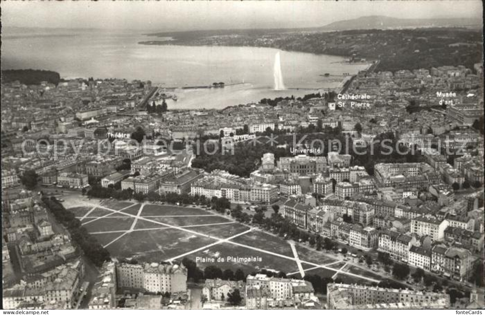 12291754 Geneve GE Vue Generale Aerienne Lac Genfersee Geneve - Sonstige & Ohne Zuordnung