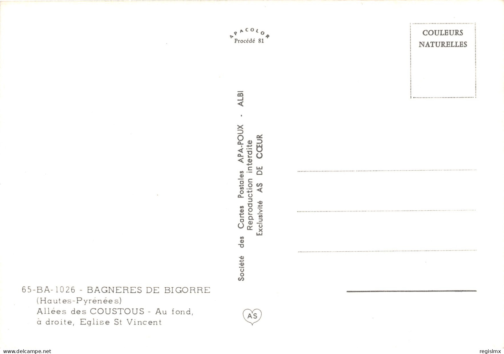 65-BAGNERES DE BIGORRE-N°1024-B/0365 - Bagneres De Bigorre