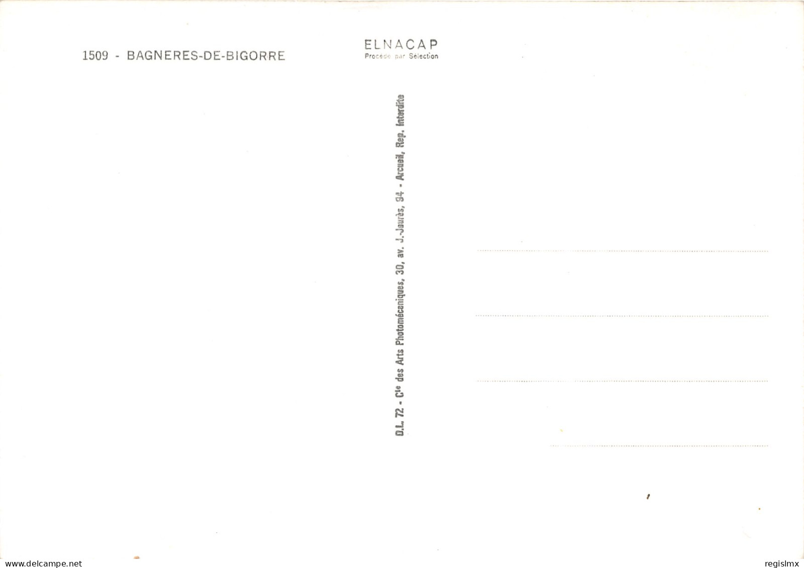 65-BAGNERES DE BIGORRE-N°1024-B/0271 - Bagneres De Bigorre