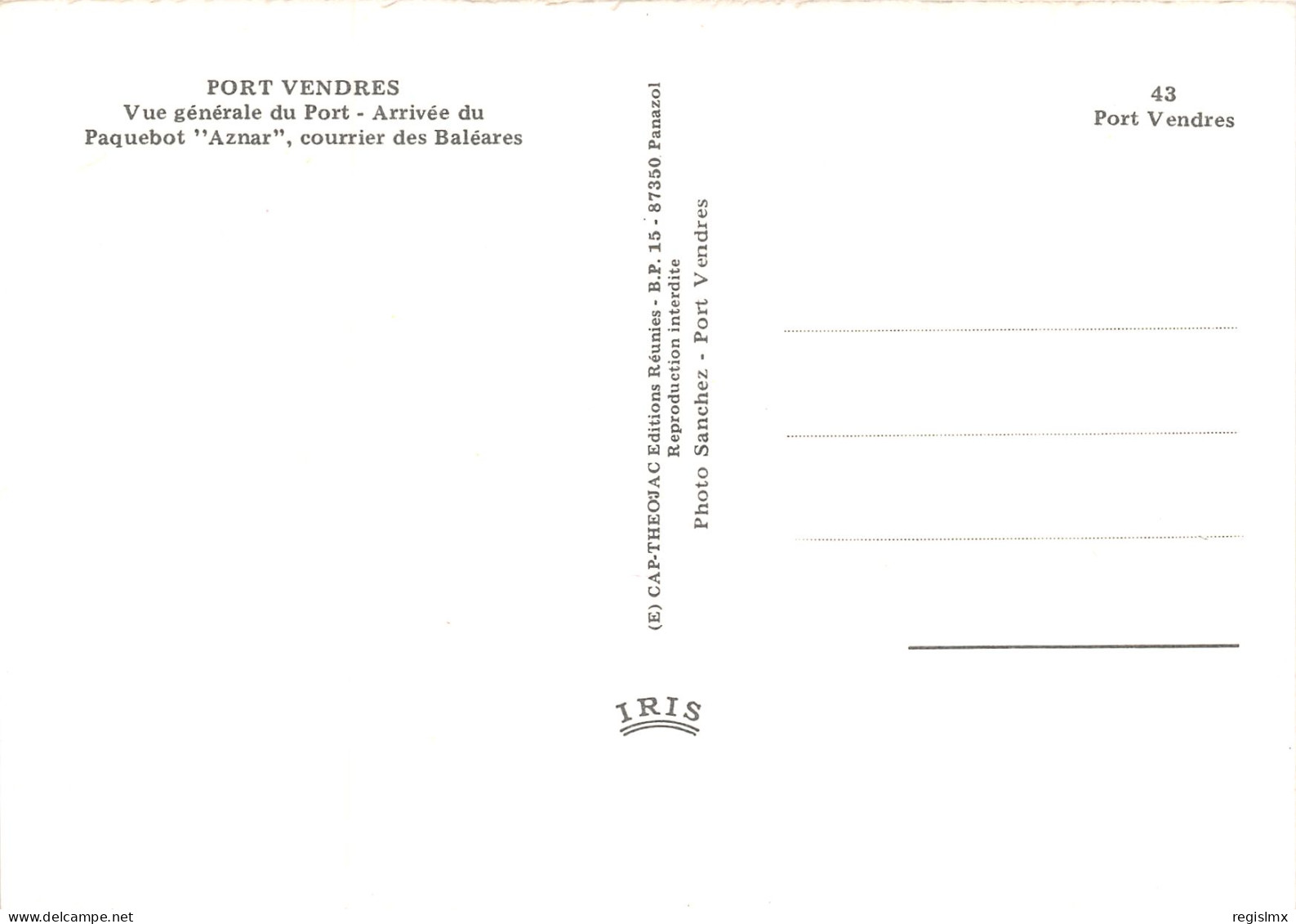 66-PORT VENDRES-N°1025-A/0085 - Port Vendres