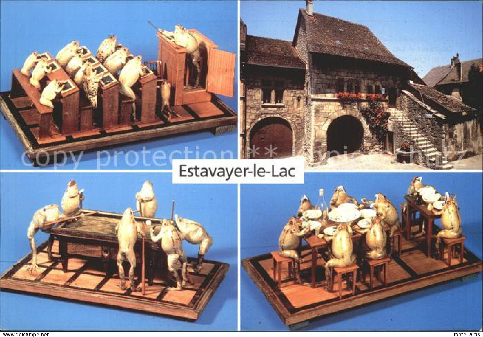 12289368 Estavayer-le-Lac Classe Musee Joueurs Billard  Estavayer-le-Lac - Sonstige & Ohne Zuordnung