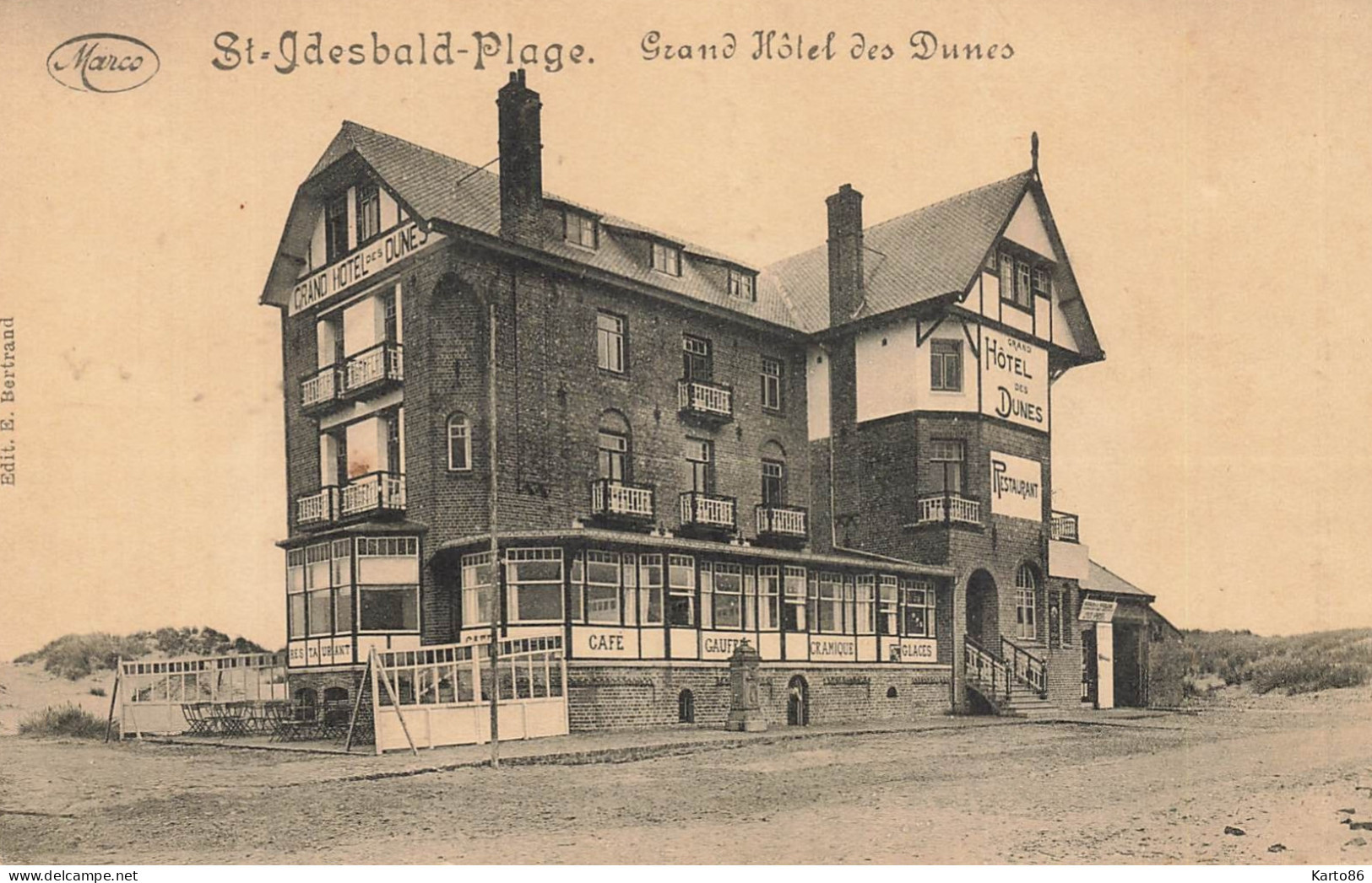 Sint Idesbald Plage , Koksijde * Grand Hôtel Des Dunes * Coxyde Belgique - Koksijde