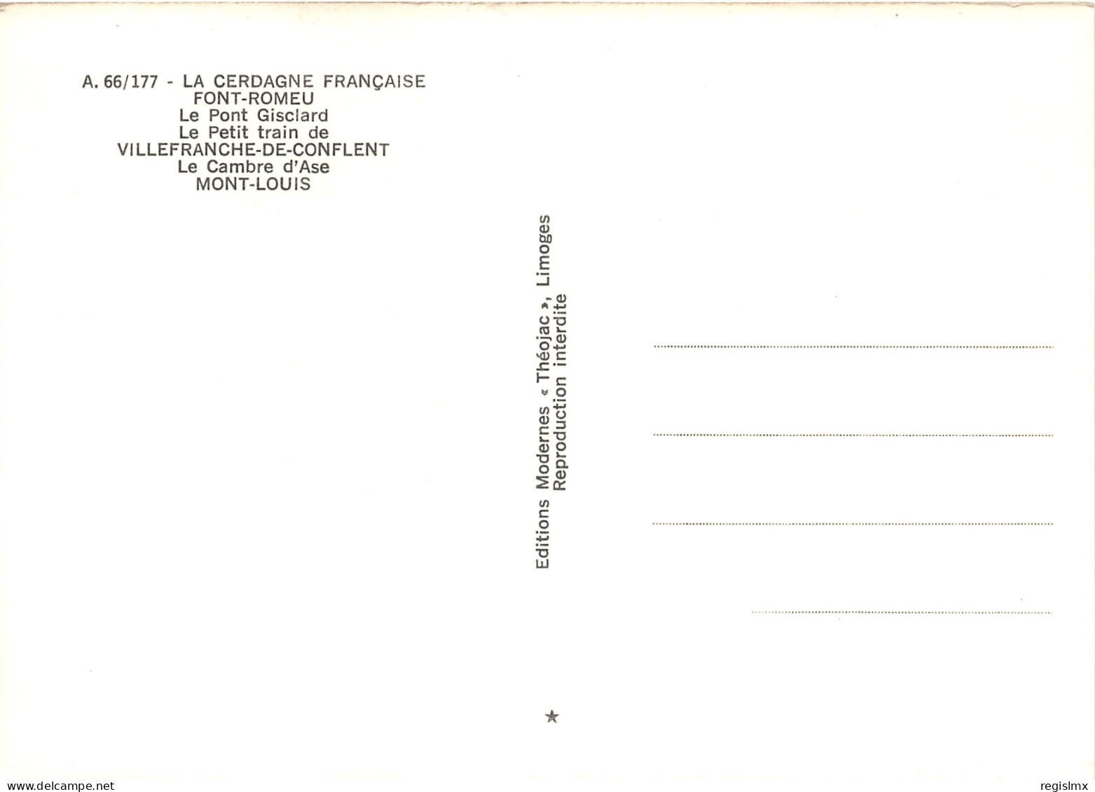 66-CERDAGNE FRANCAISE-N°1025-B/0075 - Sonstige & Ohne Zuordnung
