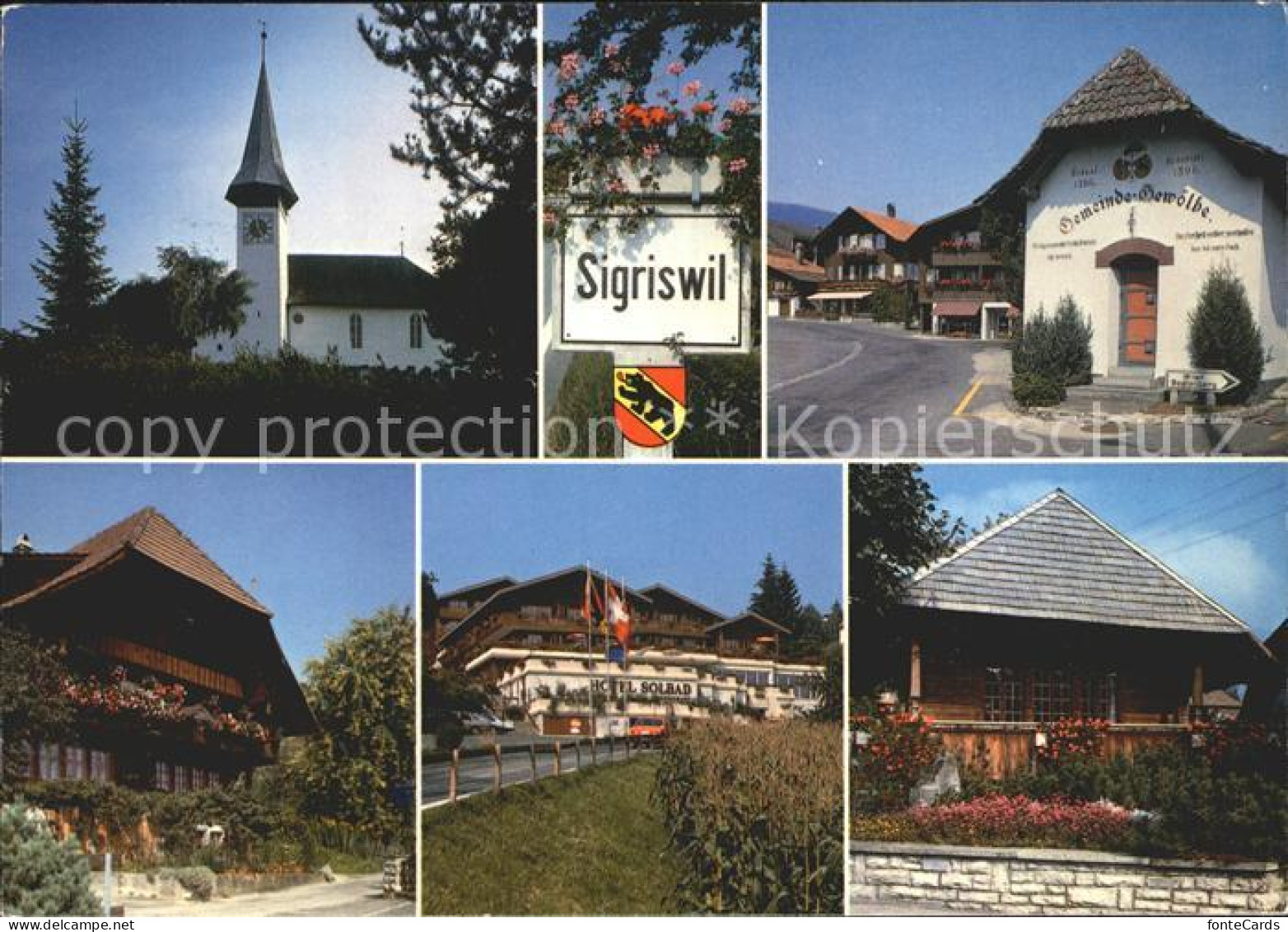12285034 Sigriswil Kirche Kapelle Hotel Solbad  Sigriswil - Other & Unclassified