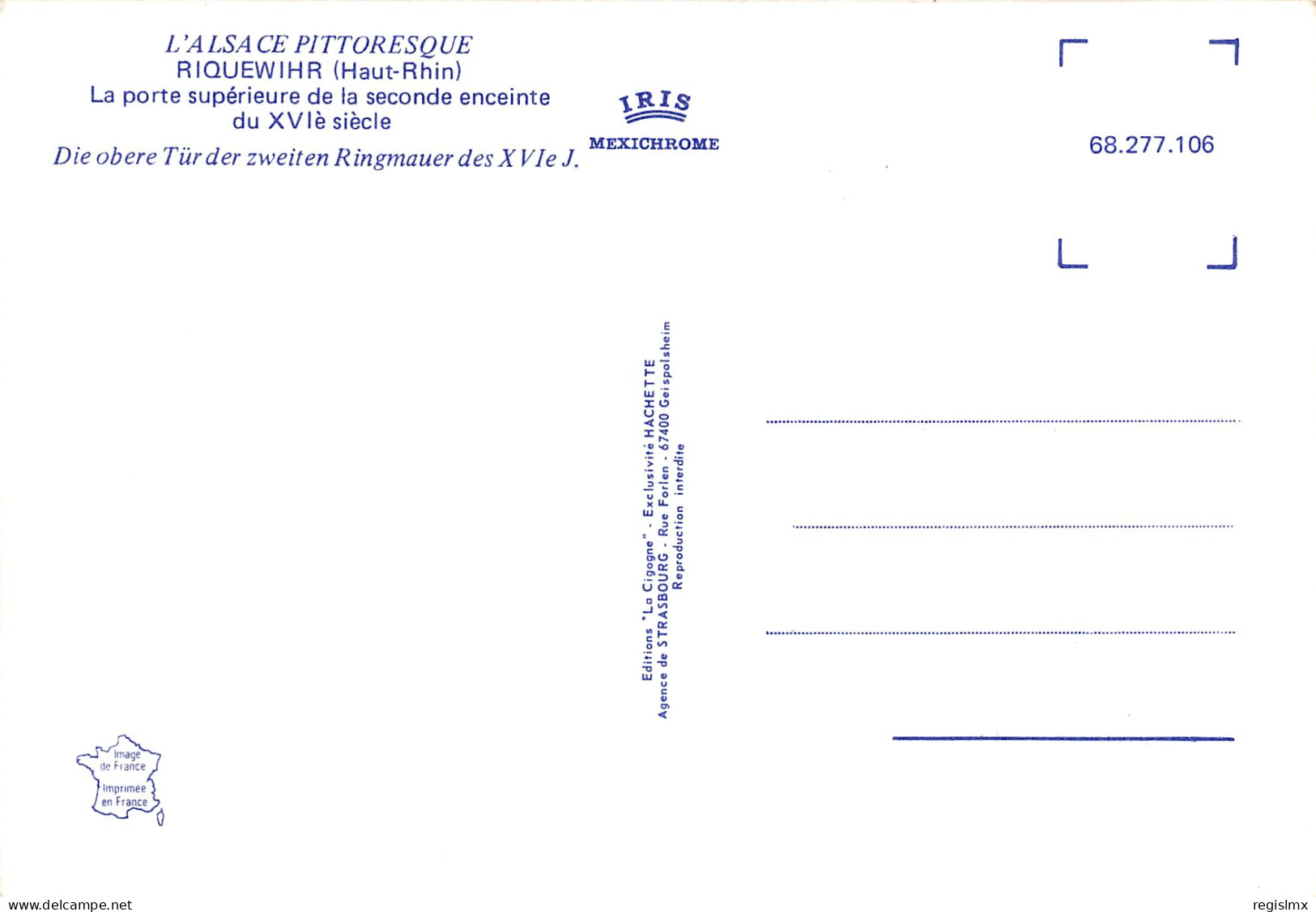 68-RIQUEWIHR-N°1026-C/0299 - Riquewihr