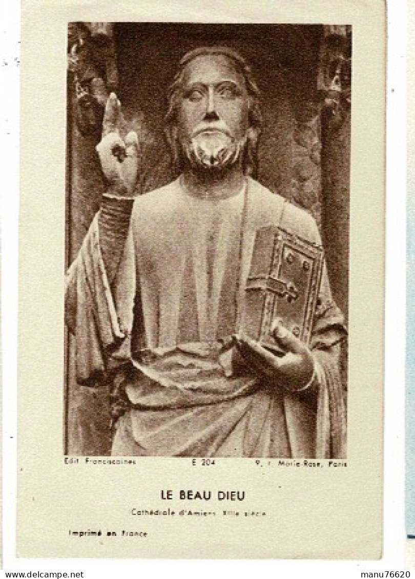 IMAGE RELIGIEUSE - CANIVET : Lucien Bourgeon Archiprêtre à Notre Dame De Beaune - France . - Religion & Esotericism