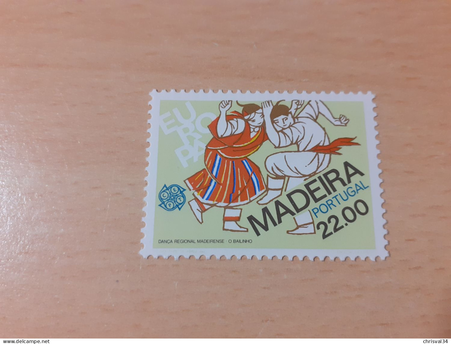 TIMBRE   EUROPA   1981  MADERE   N  75   COTE  2,00  EUROS    NEUF  LUXE** - 1981