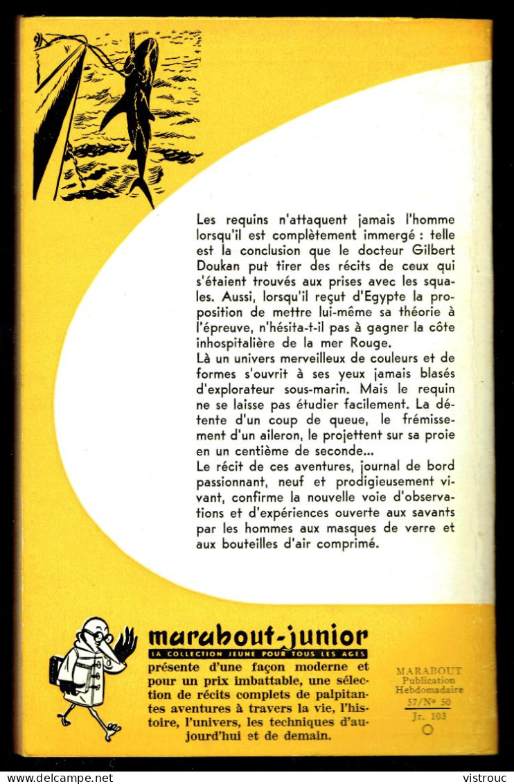 "Face Aux Requins De La Mer Rouge", De Gilbert DOUKAN - MJ N° 103 -  Récit - 1957. - Marabout Junior