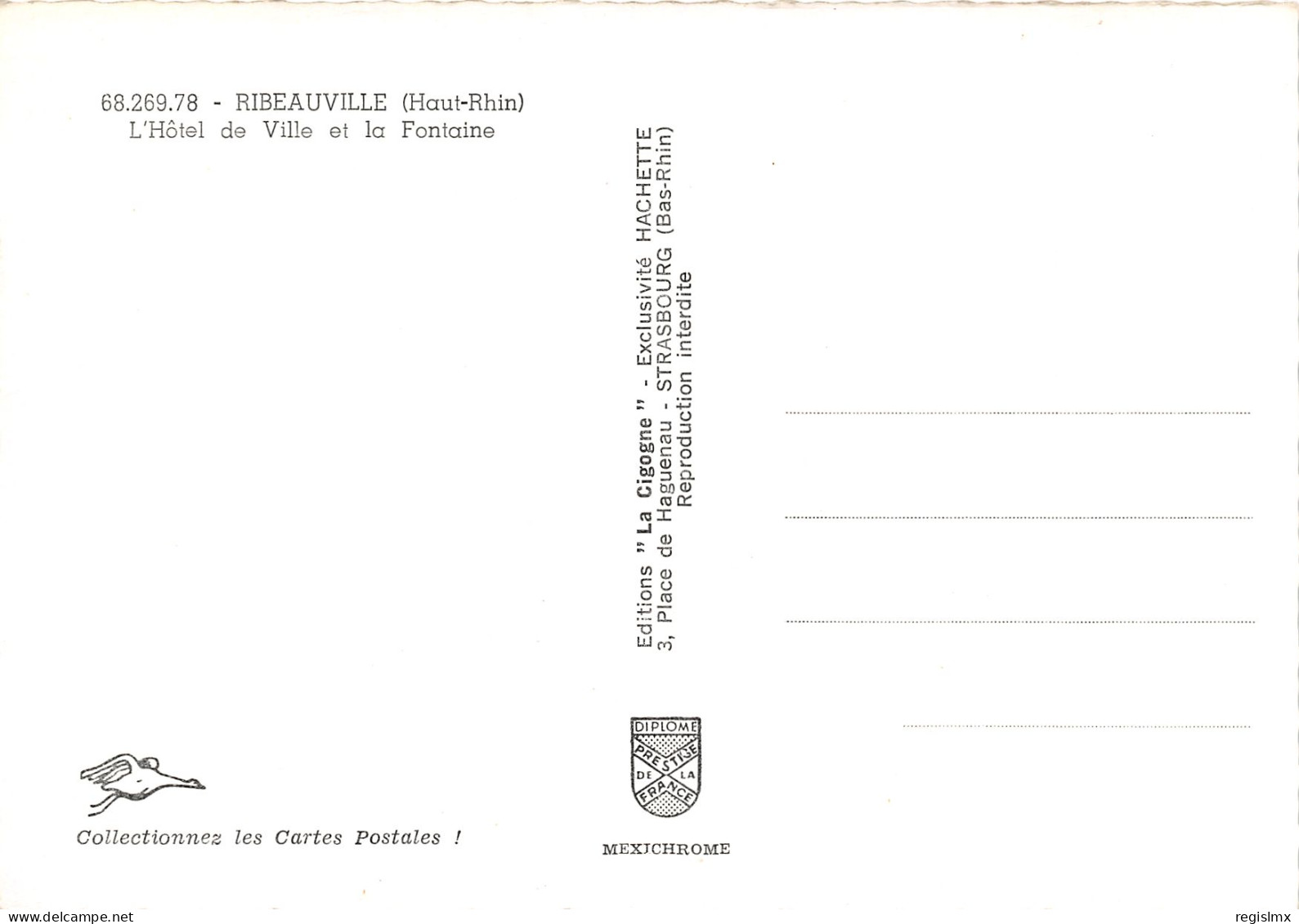 68-RIBEAUVILLE-N°1026-B/0291 - Ribeauvillé
