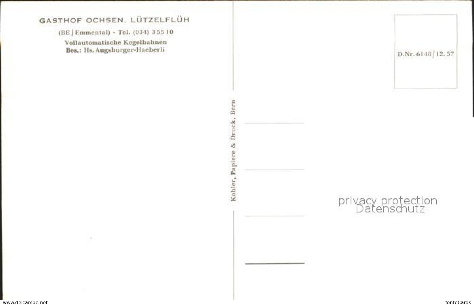 12281984 Luetzelflueh-Goldbach Gasthof Ochsen Luetzelflueh-Goldbach - Other & Unclassified