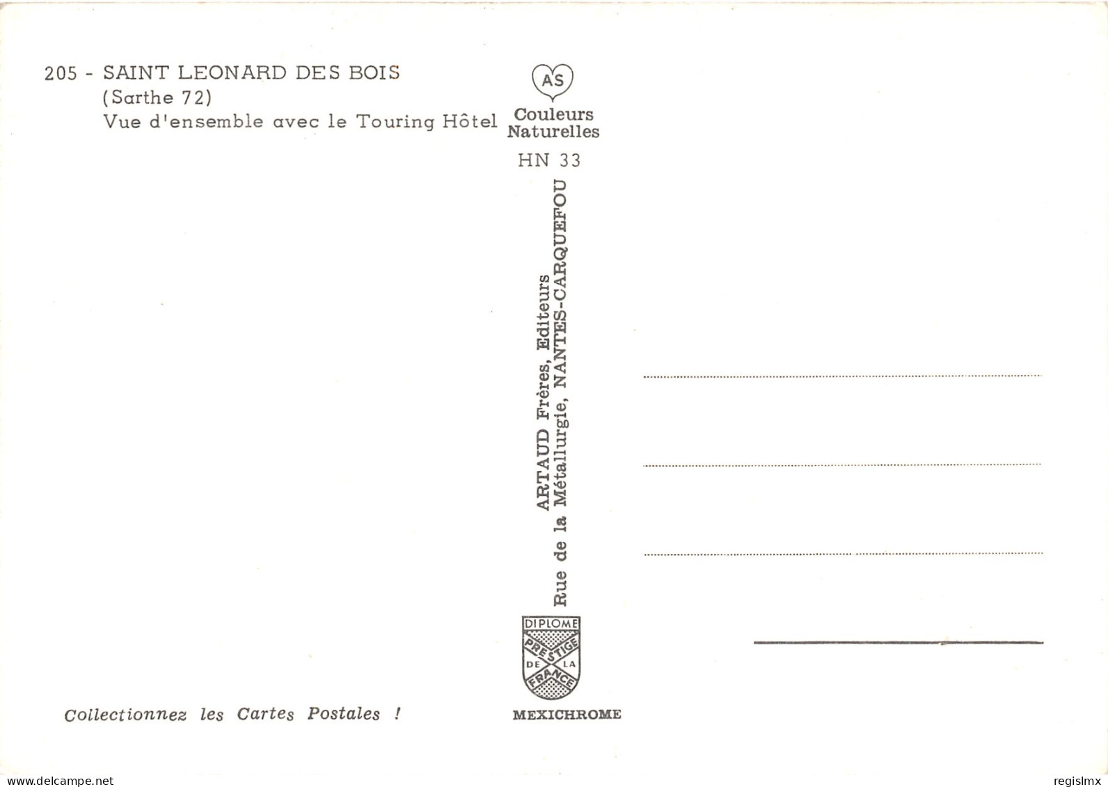 72-SAINT LEONARD DES BOIS-N°1026-E/0261 - Saint Leonard Des Bois
