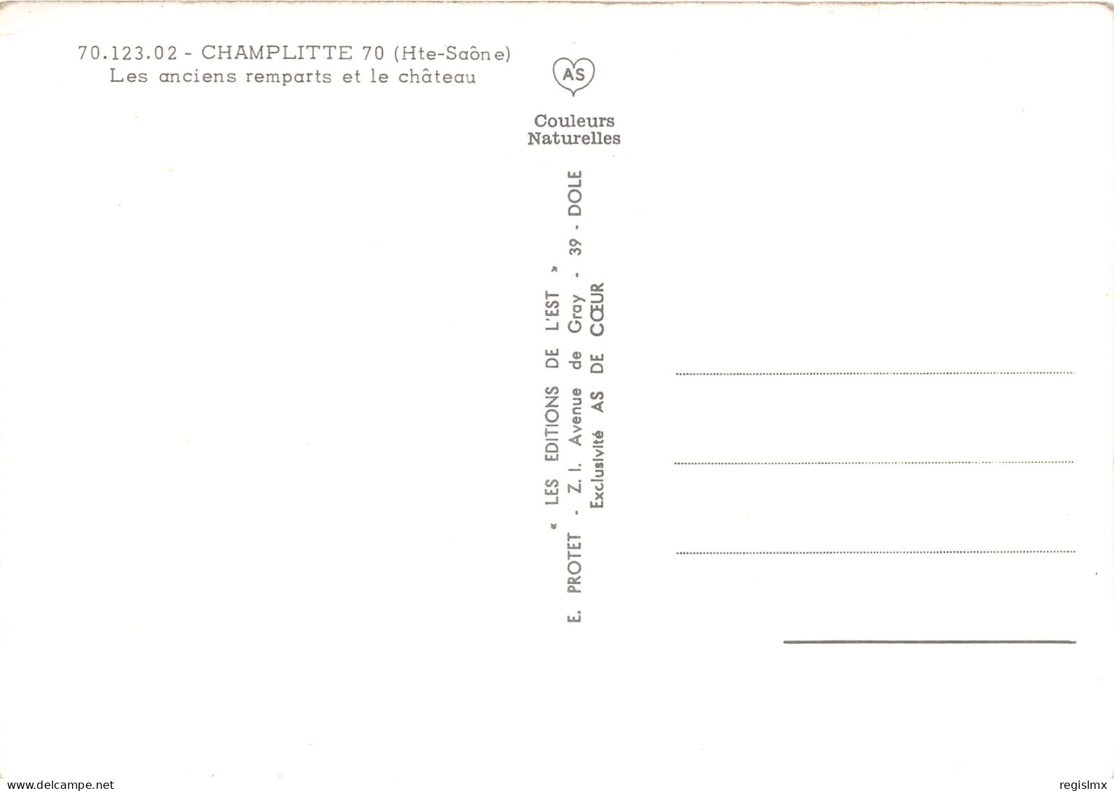 70-CHAMPLITTE-N°1026-D/0293 - Sonstige & Ohne Zuordnung