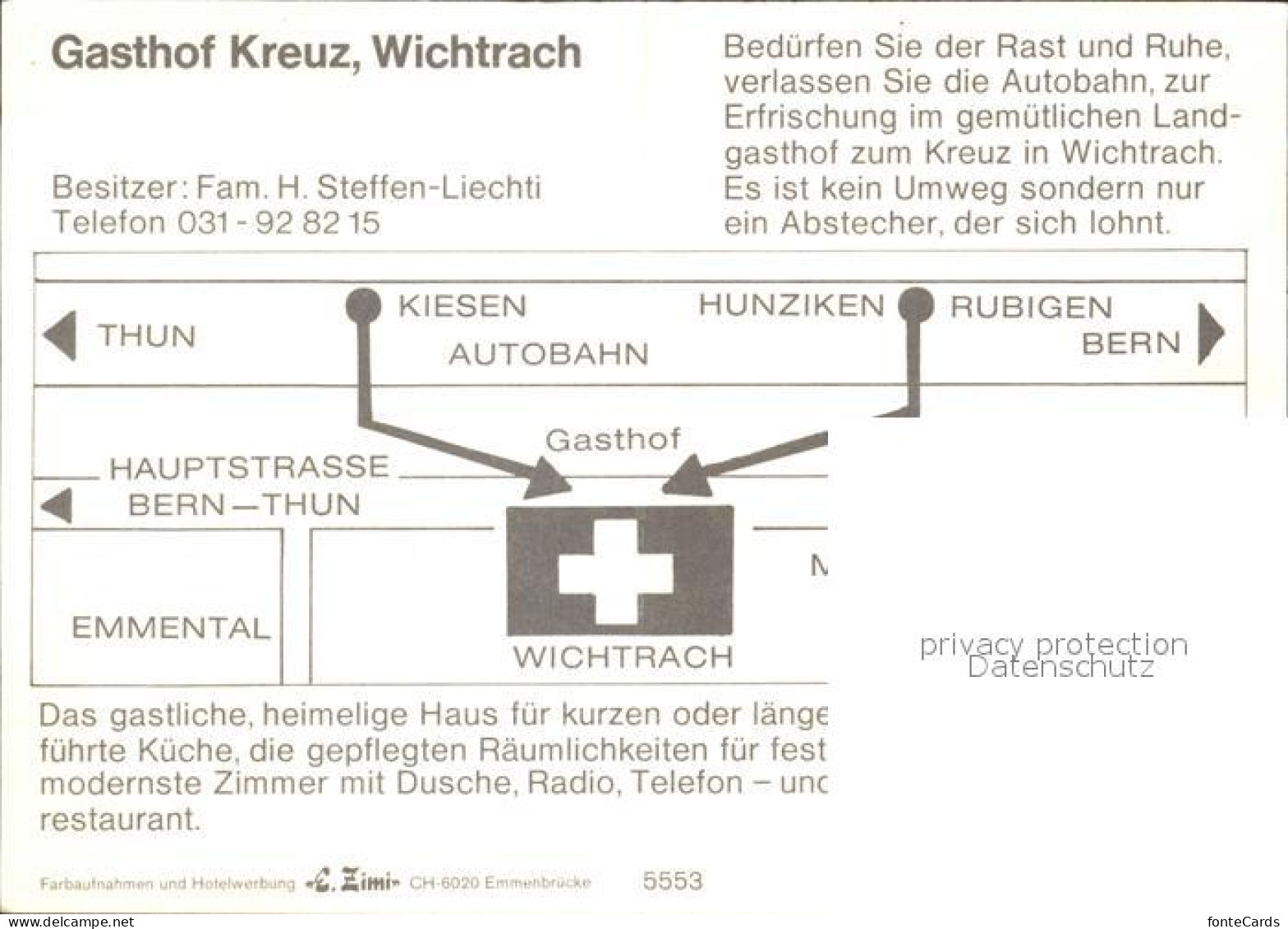12280652 Wichtrach Gasthof Kreuz Wichtrach - Other & Unclassified
