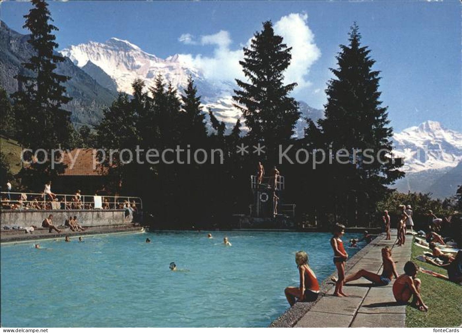 12280403 Wengen BE Schwimmbad Jungfrau Breithorn  Wengen - Other & Unclassified