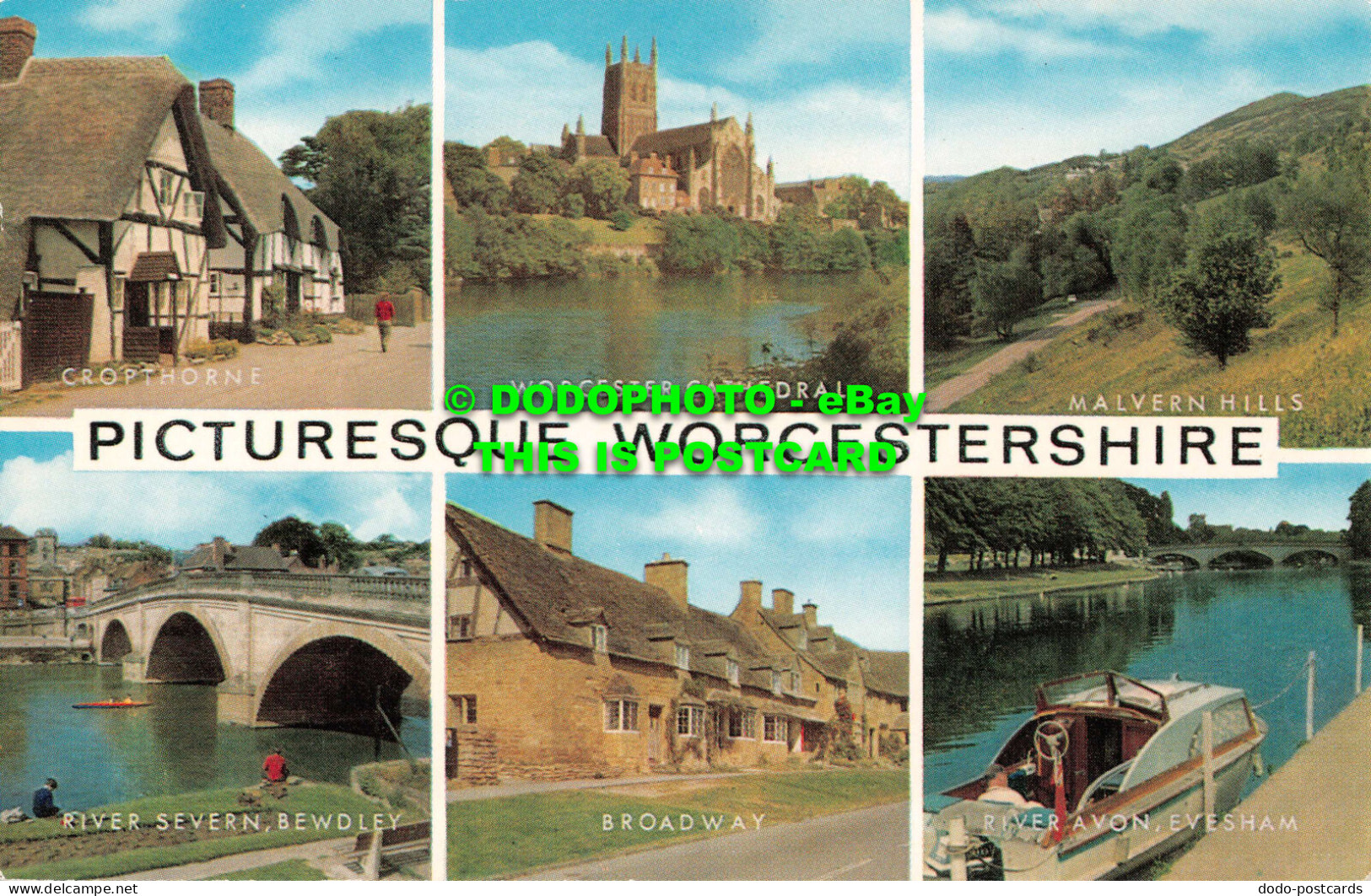 R552457 Picturesque Worcestershire. Salmon. 1979. Multi View - Welt