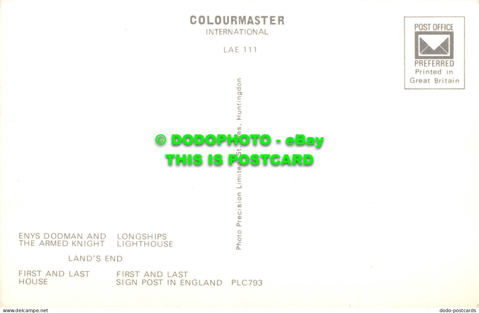 R552170 Lands End. Colourmaster International. Precision. Multi View - Welt