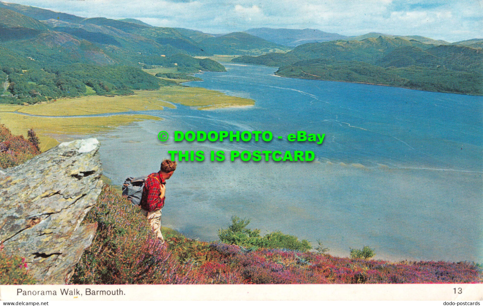 R552174 Panorama Walk. Barmouth. 13. Color Gloss View Series. Bamforth. 1974 - Welt