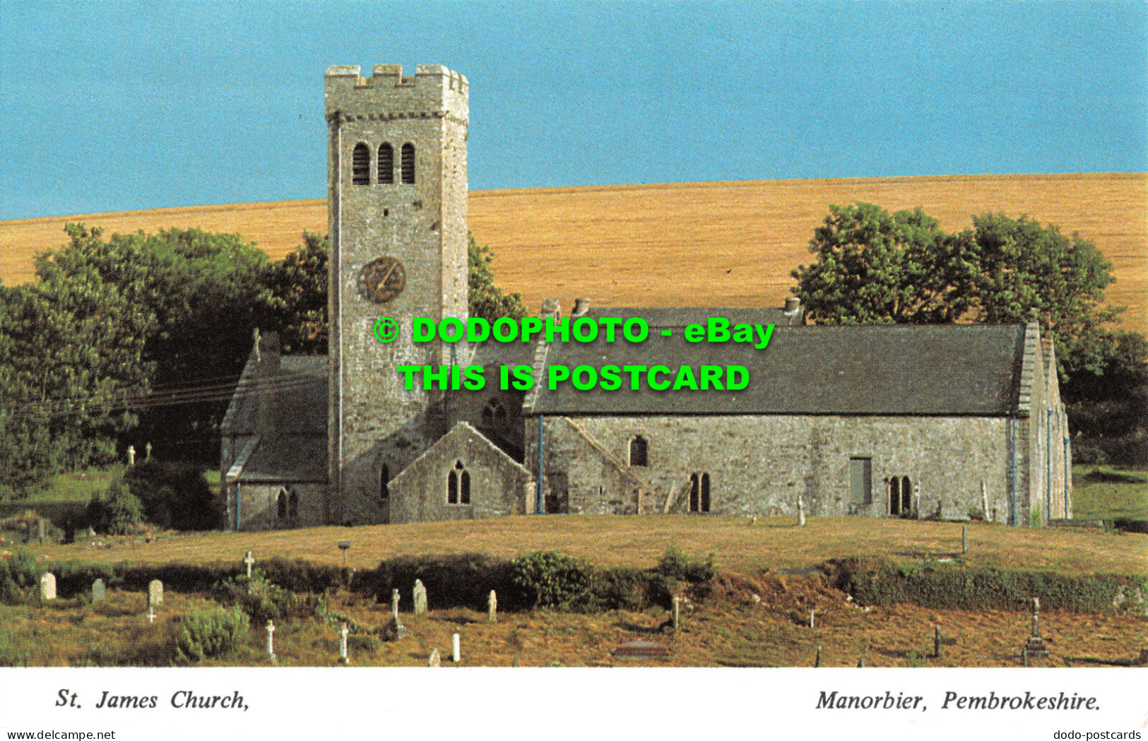 R552178 St. James Church. Manorbier. Pembrokeshire. Archway Publicity - Welt