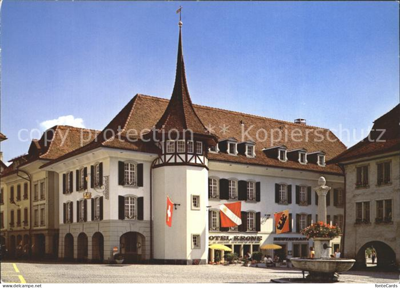 12278848 Thun BE Hotel Restaurant Krone Brunnen Thun - Other & Unclassified