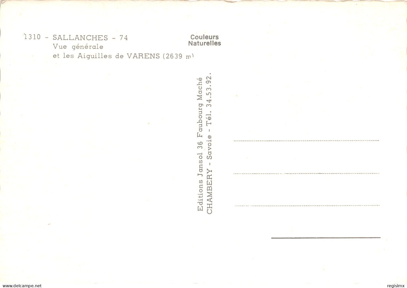 74-SALLANCHES-N°1028-A/0227 - Sallanches