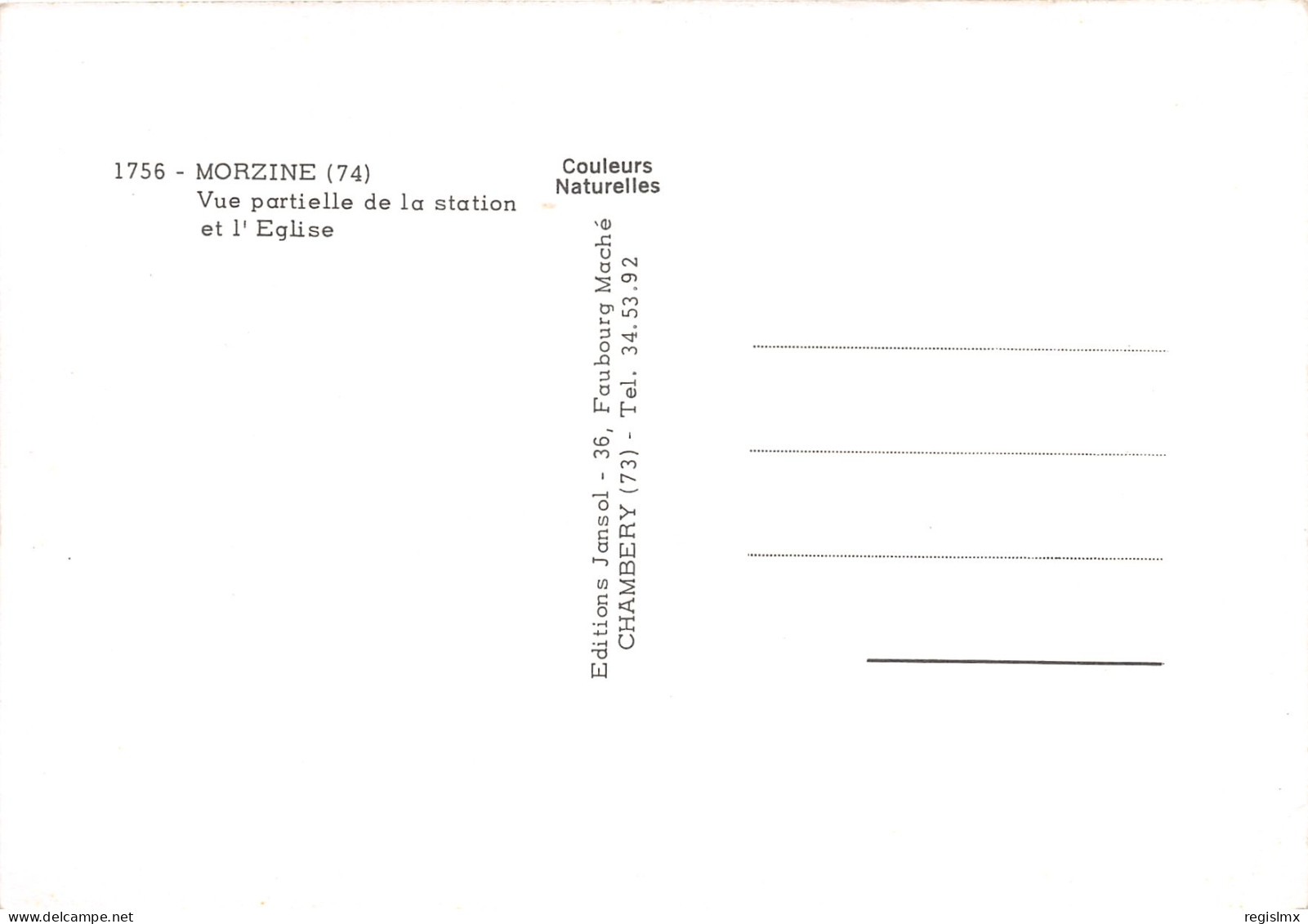 74-MORZINE-N°1028-A/0155 - Morzine