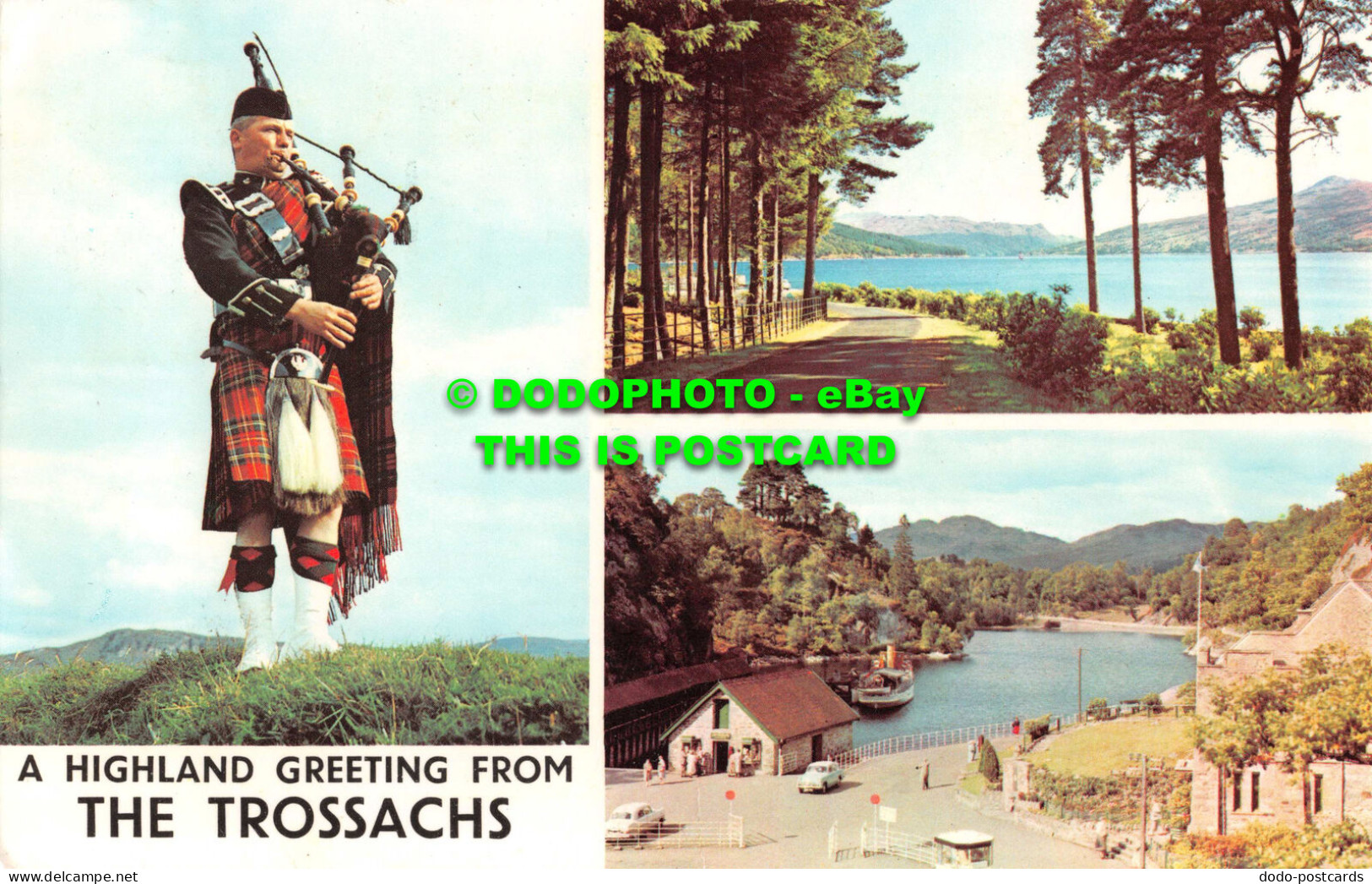 R552473 Highland Greeting From Trossachs. 1973. PLC35603. Multi View - Welt