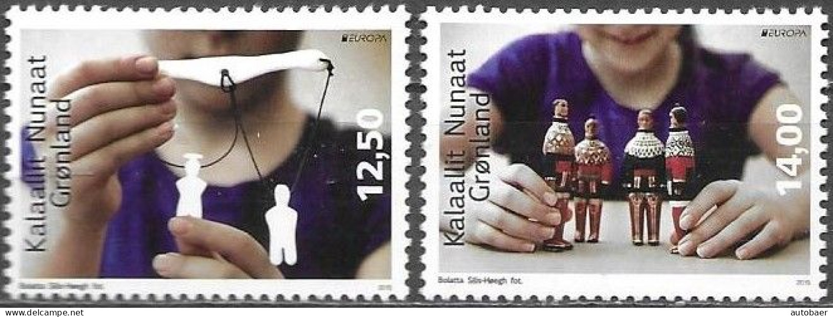 Denmark Greenland 2015 Europa Cept Toys Michel 693-94 ** MNH Neuf Postfrisch - 2015