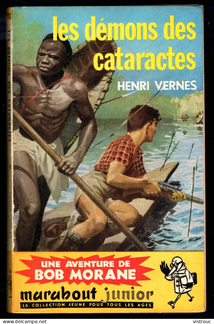 "BOB MORANE: Les Démons Des Cataractes", De Henri VERNES - MJ N° 102 -  Aventures - 1957. - Marabout Junior