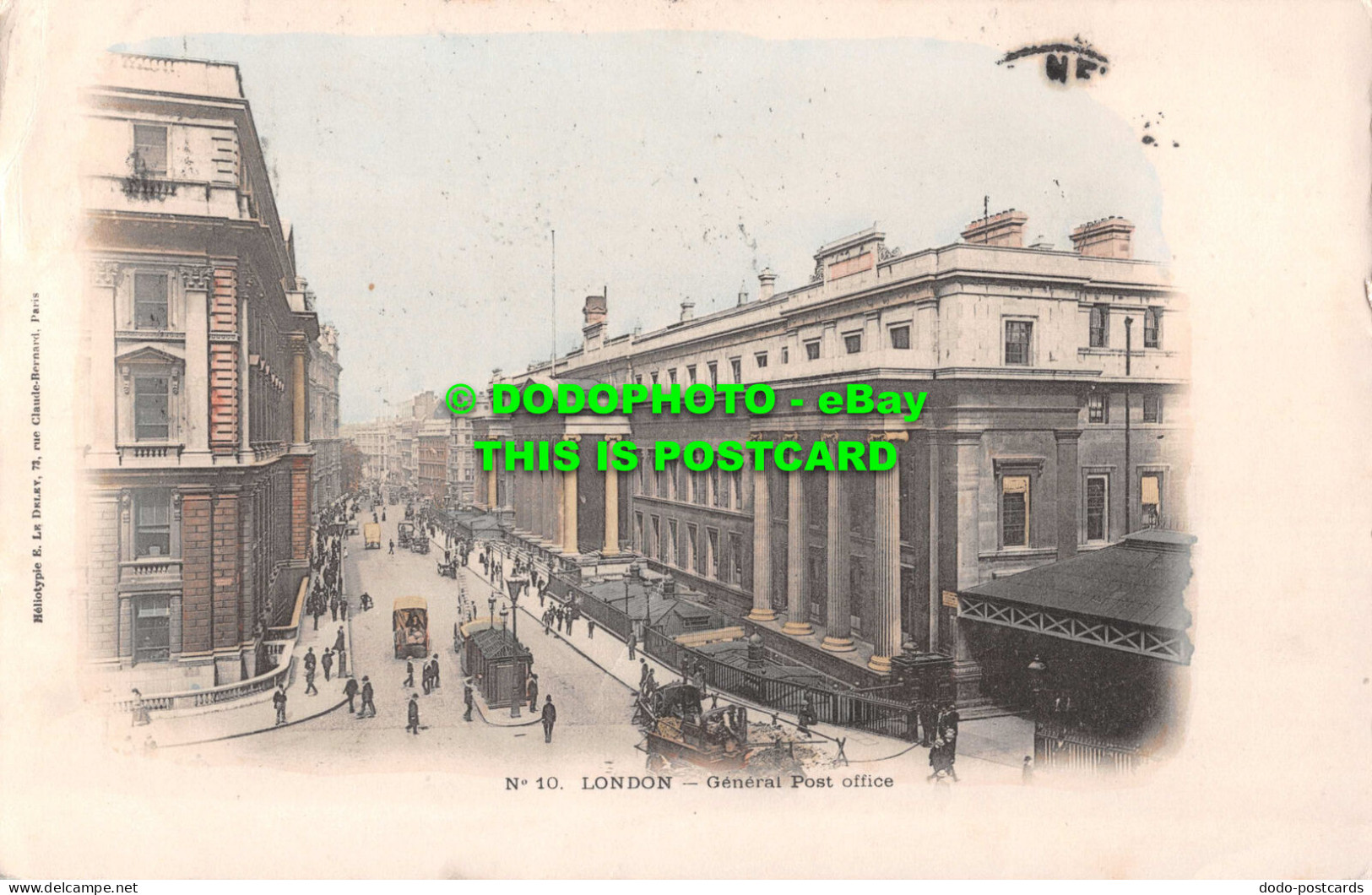 R552224 No. 10. London. General Post Office. E. Le Deley - Autres & Non Classés