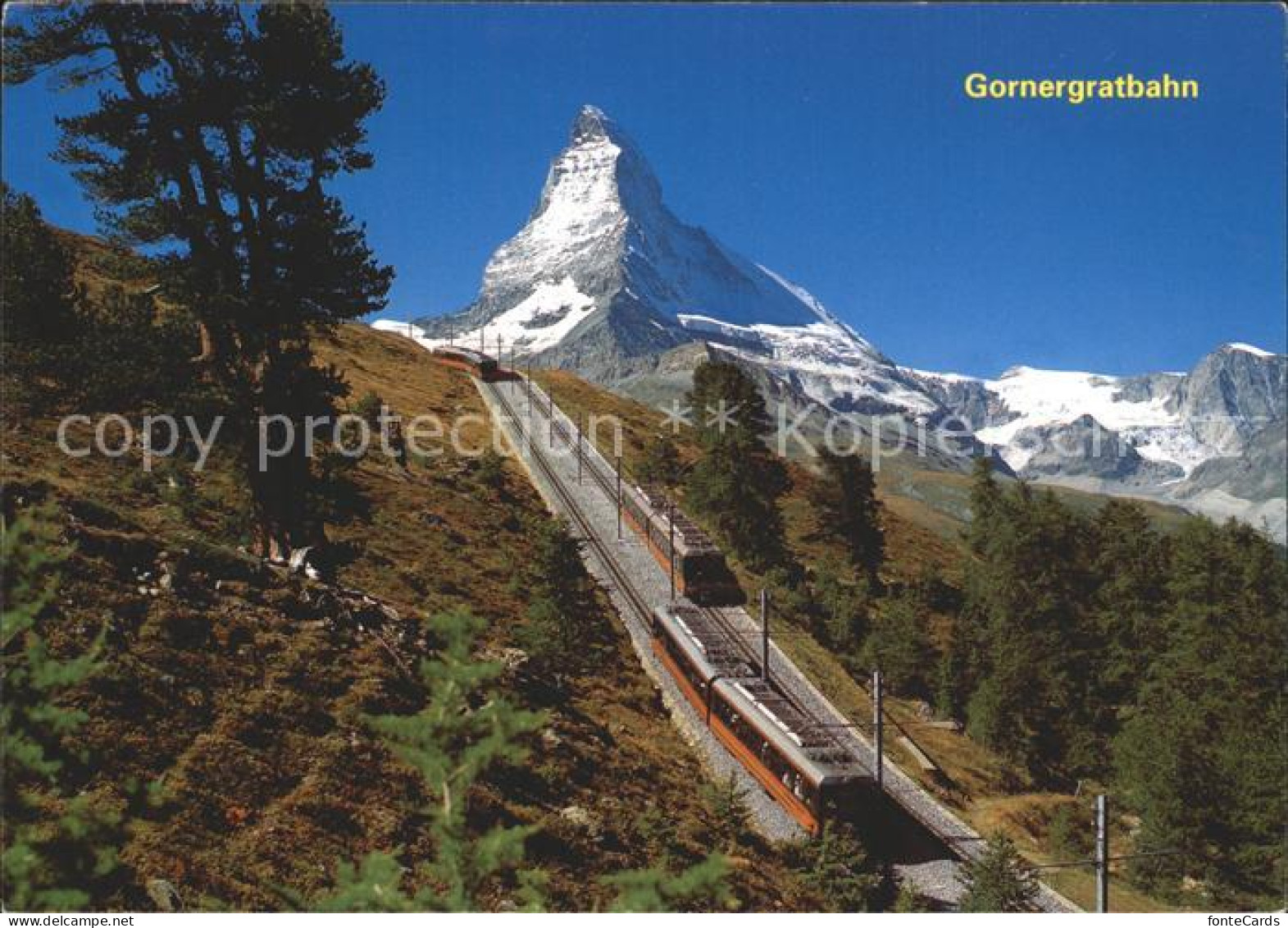 12274043 Gornergratbahn Riffelalp Matterhorn Mt. Cervin Zermatt Gornergratbahn - Other & Unclassified