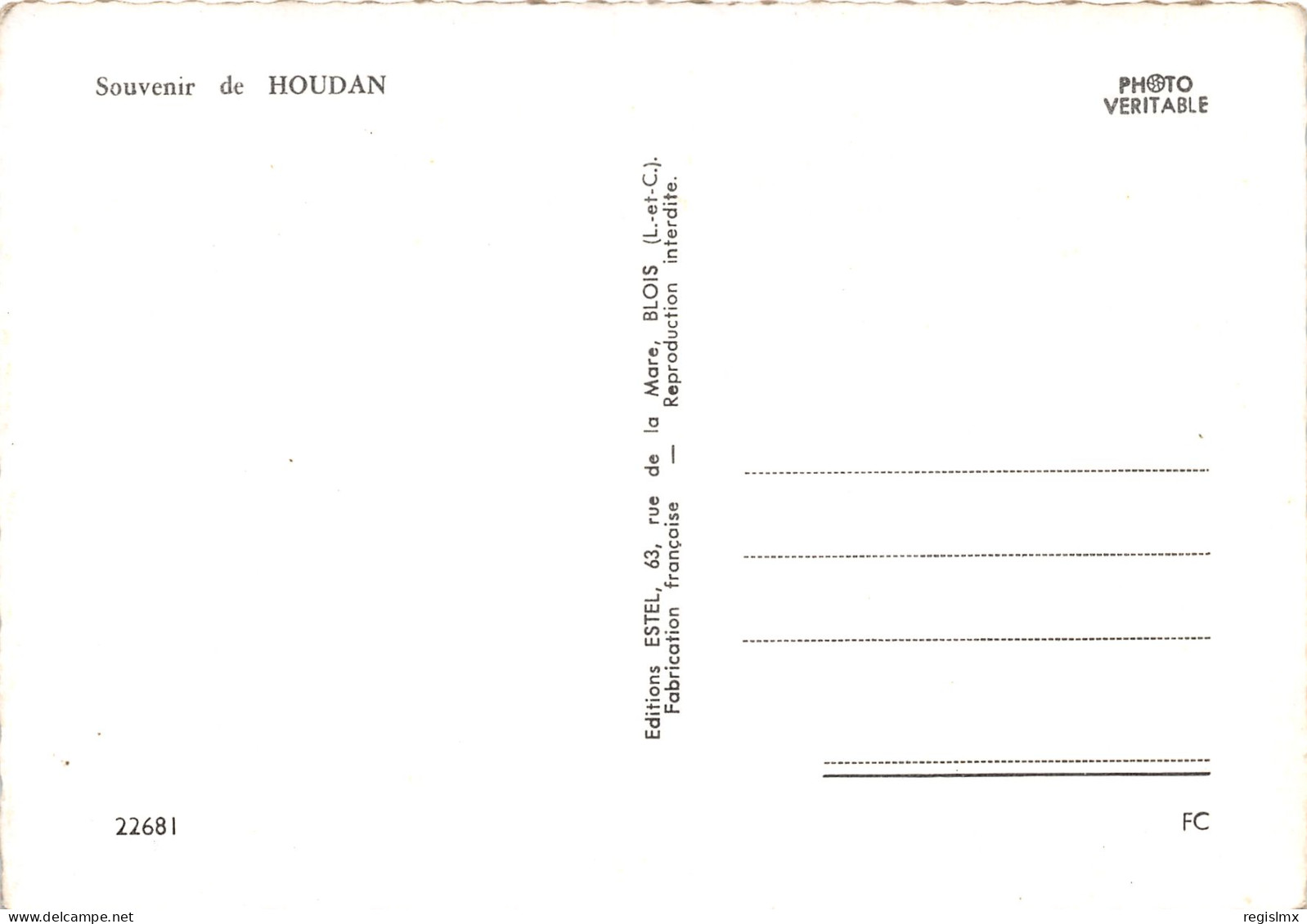 78-HOUDAN-N°1029-C/0141 - Houdan