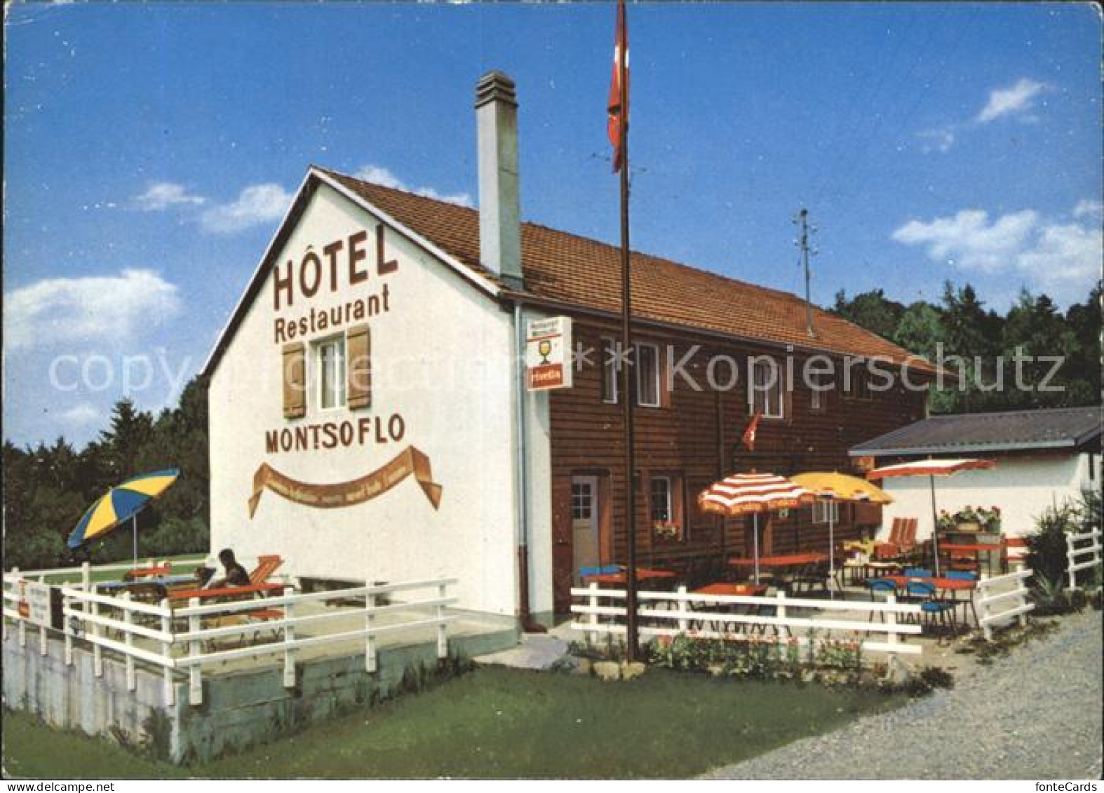 12272940 La Roche FR Hotel Restaurant Montsoflo  La Roche - Andere & Zonder Classificatie