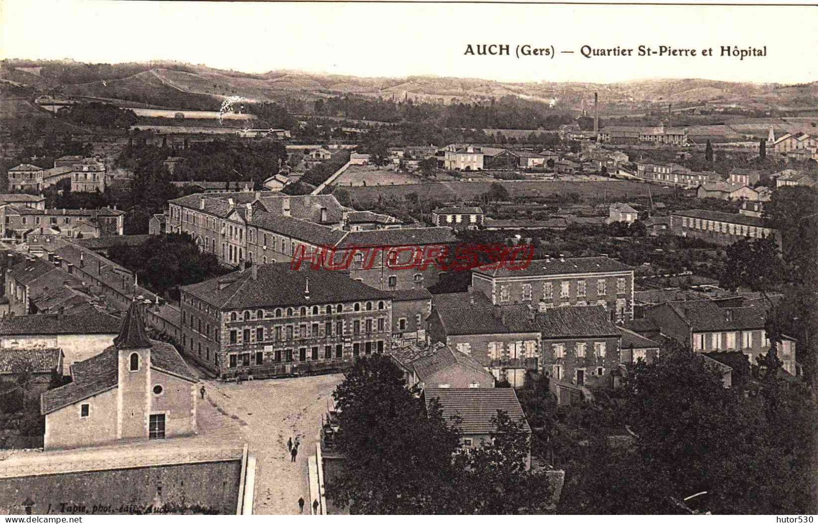 CPA AUCH - GERS - QUARTIER SAINT PIERRE ET HOPITAL - Auch