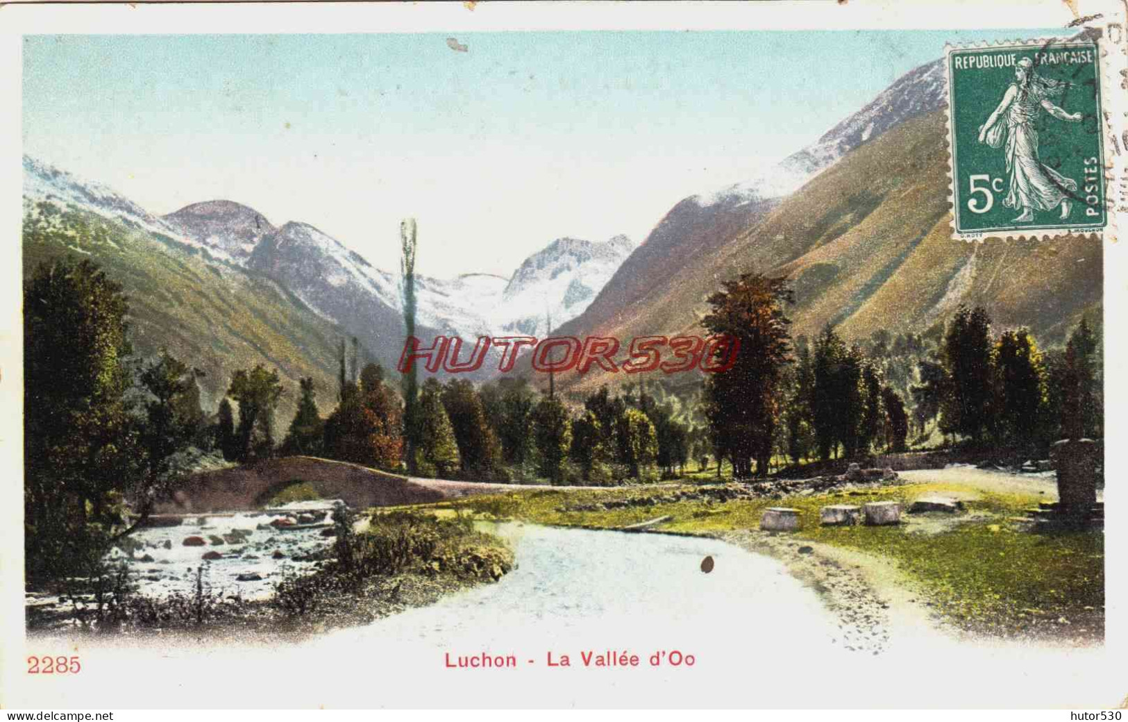 CPA LUCHON - HAUTE GARONNE - LA VALLEE D'OO - Luchon