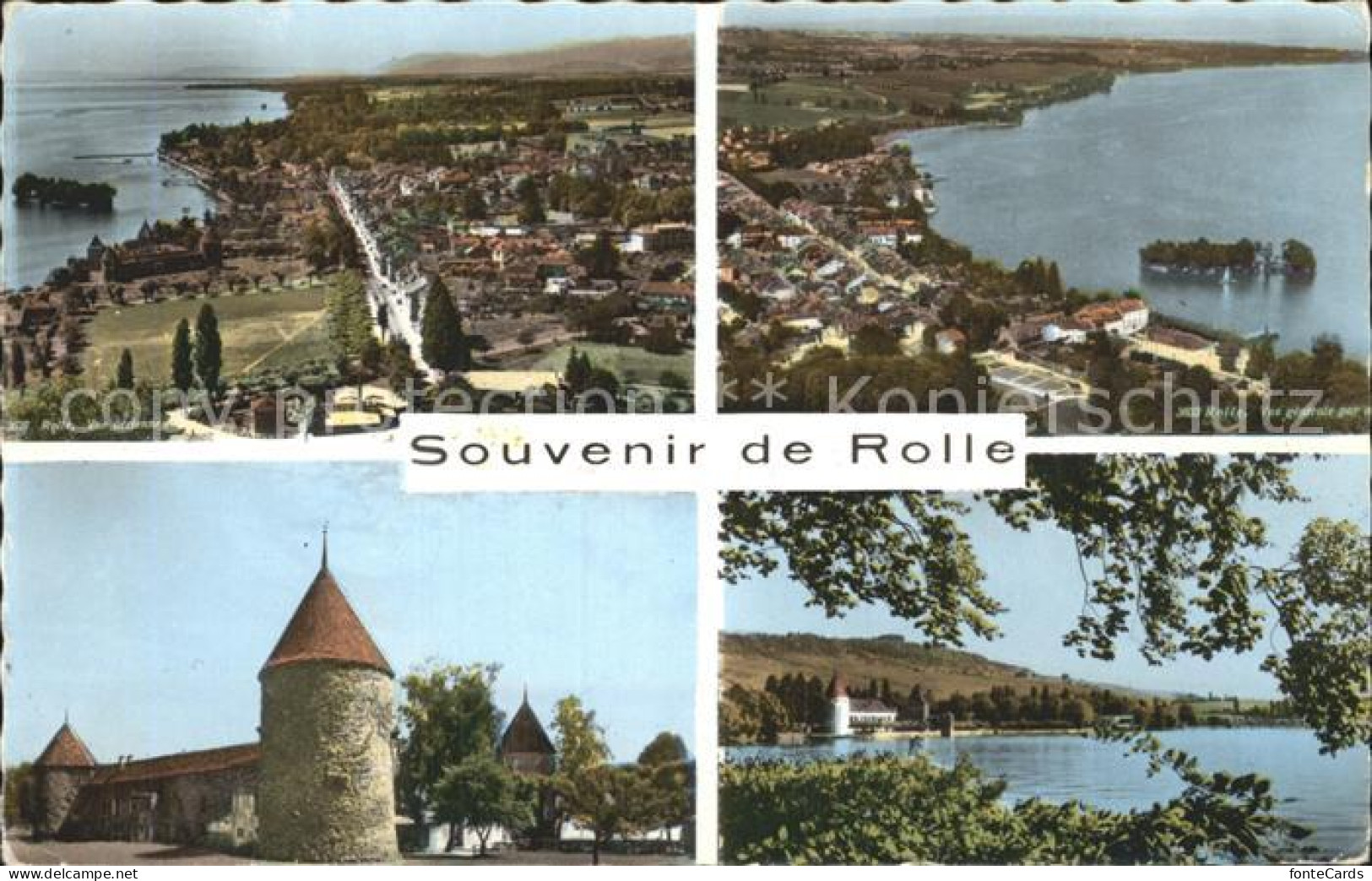 12272870 Rolle Vaud Fliegeraufnahme Burg  Rolle - Other & Unclassified