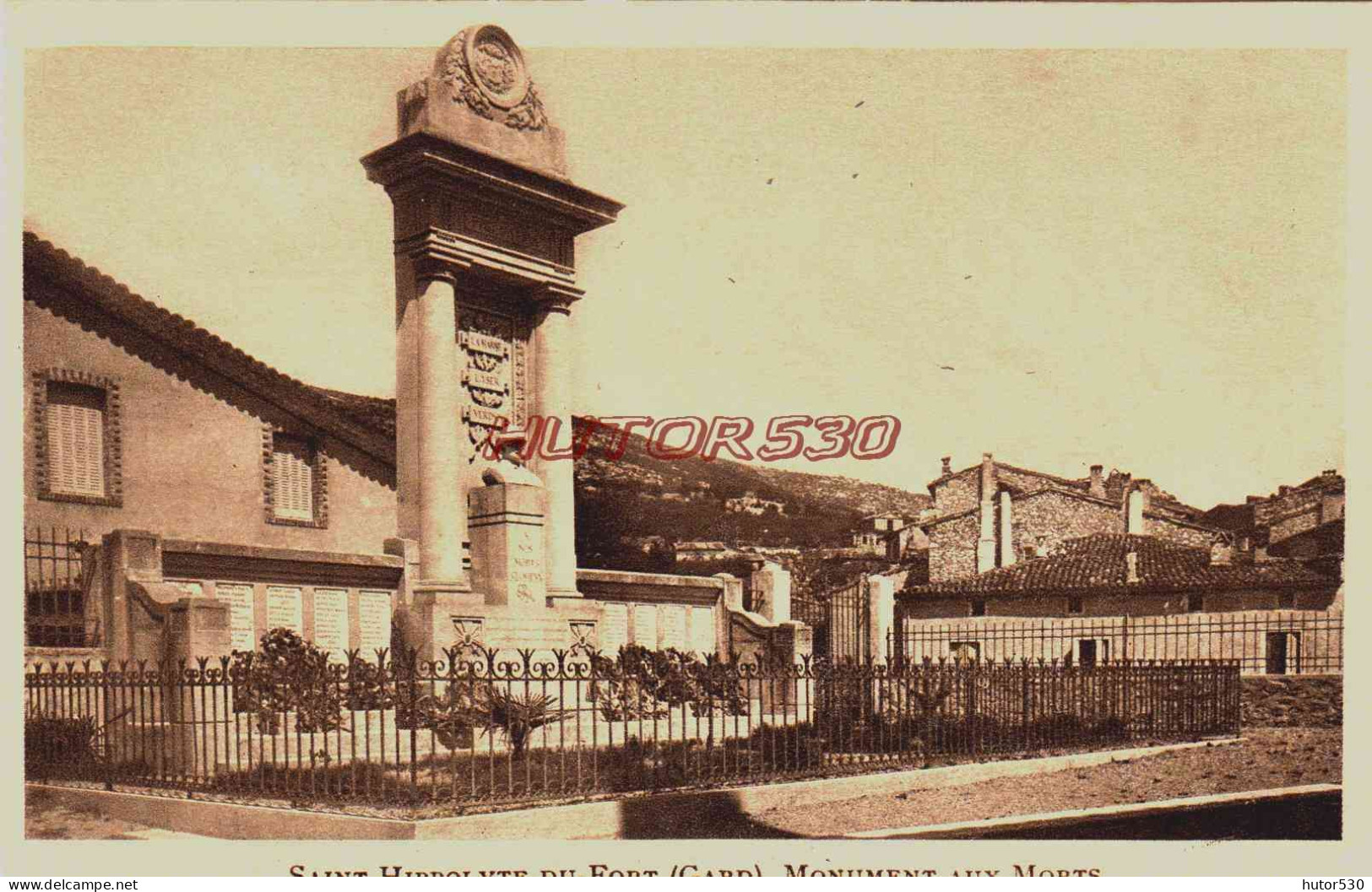 CPA SAINT HIPPOLYTE DU FORT - GARD - MONUMENT AUX MORTS - Other & Unclassified