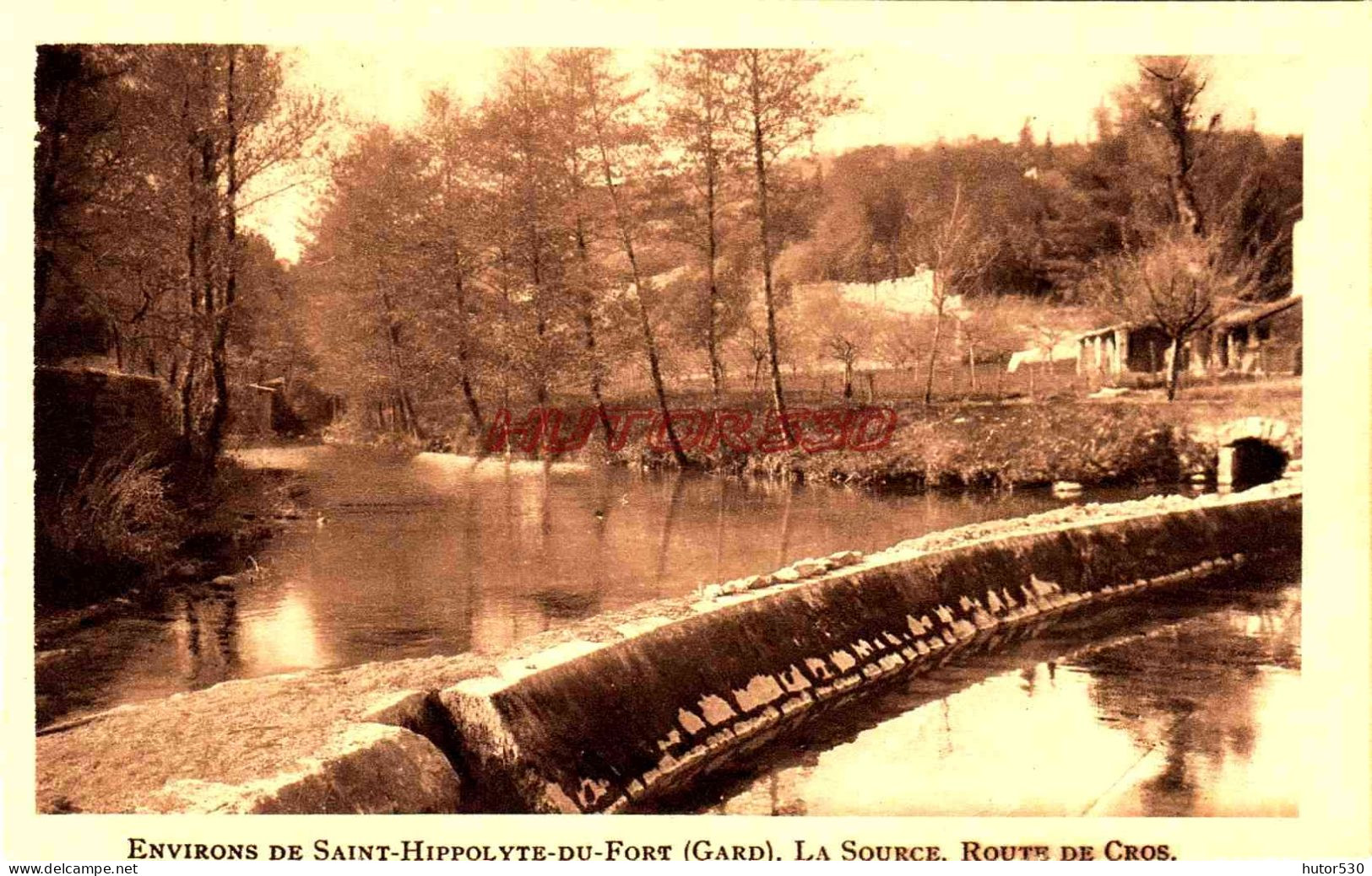 CPA SAINT HIPPOLYTE DU FORT - GARD - LA SOURCE DE CROS - Autres & Non Classés