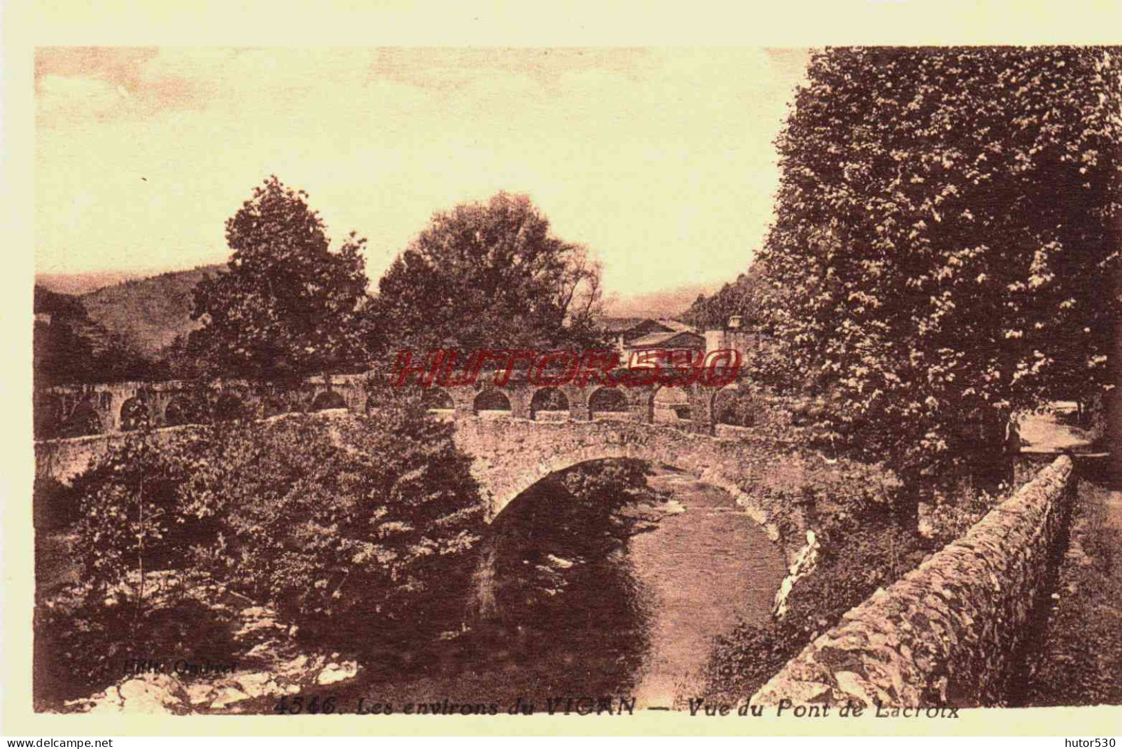 CPA LE VIGAN - GARD - PONT DE LACROIX - Le Vigan