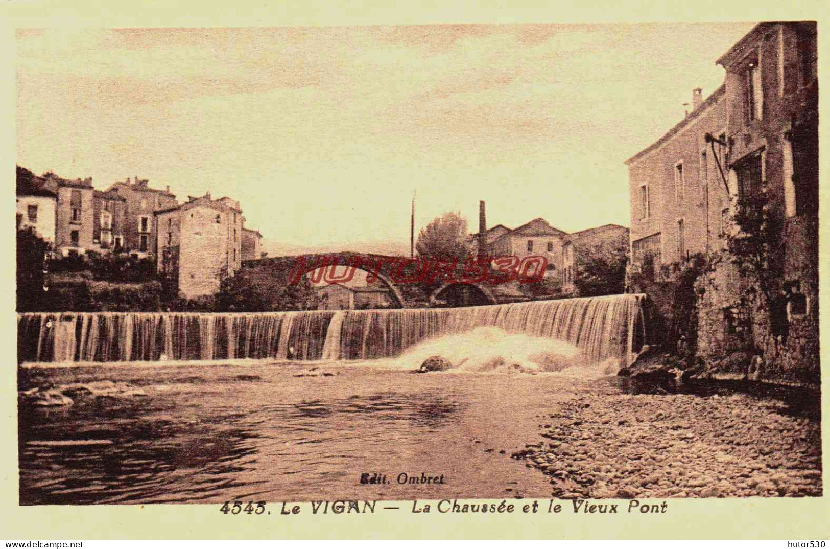 CPA LE VIGAN - GARD - LA CHAUSSEE - Le Vigan