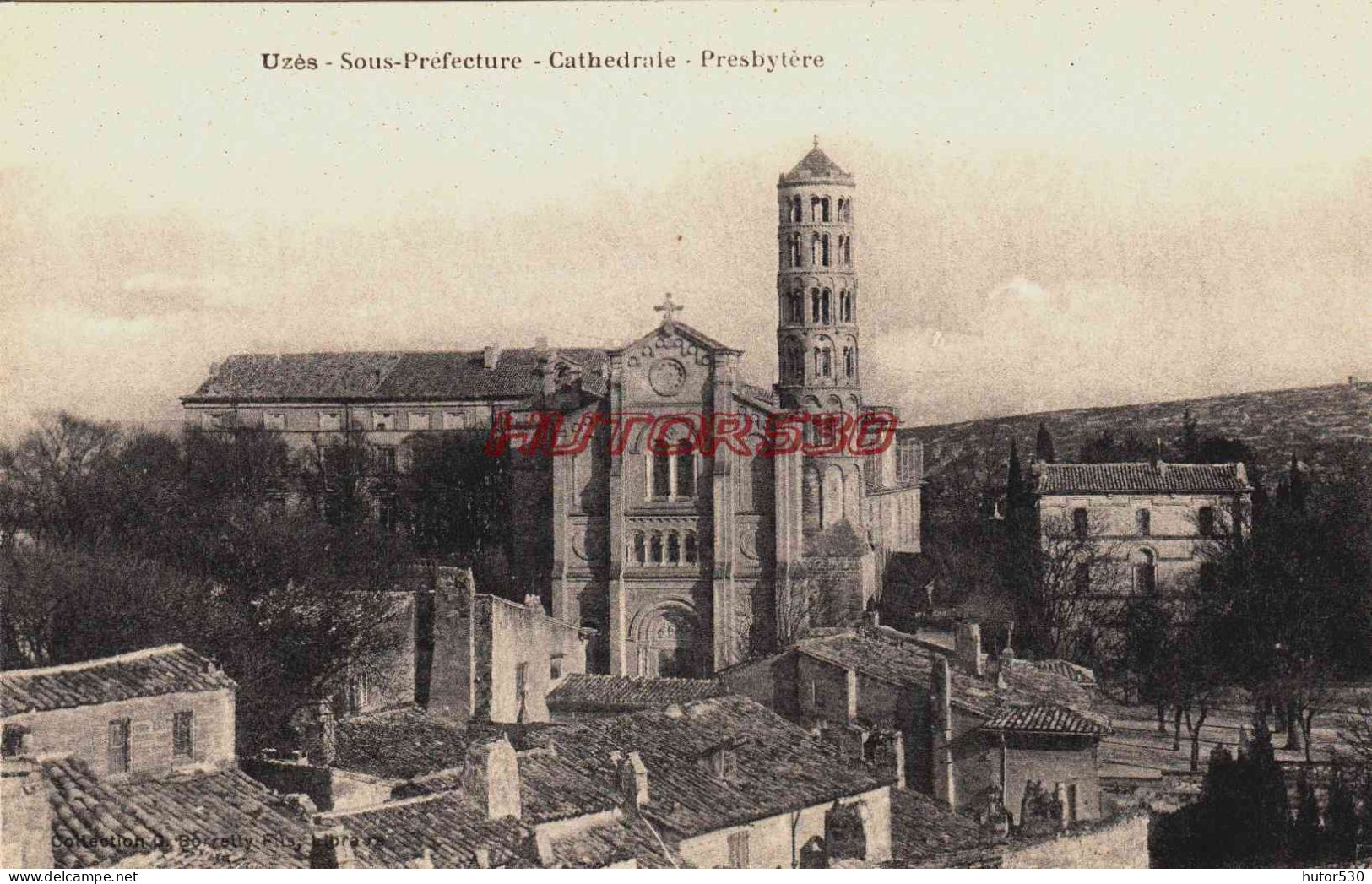 CPA UZES - GARD - VUE DE LA VILLE - Uzès