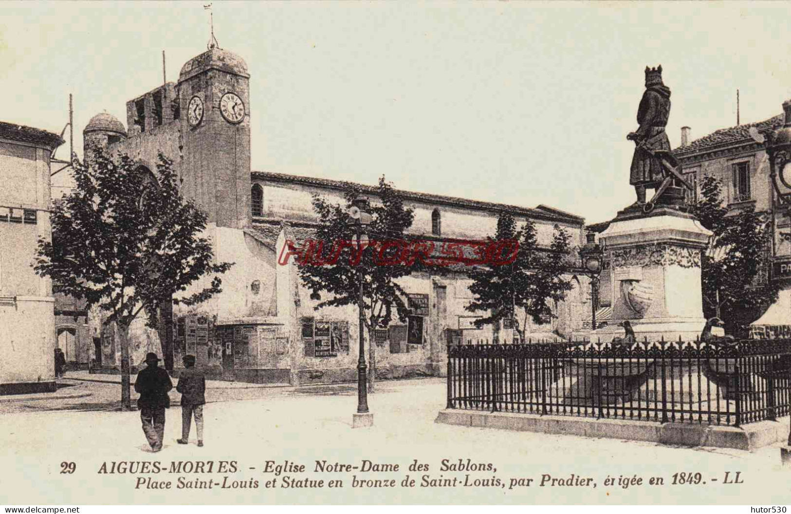 CPA AIGUES MORTES - GARD - EGLISE NOTRE DAME DES SABLONS - Aigues-Mortes