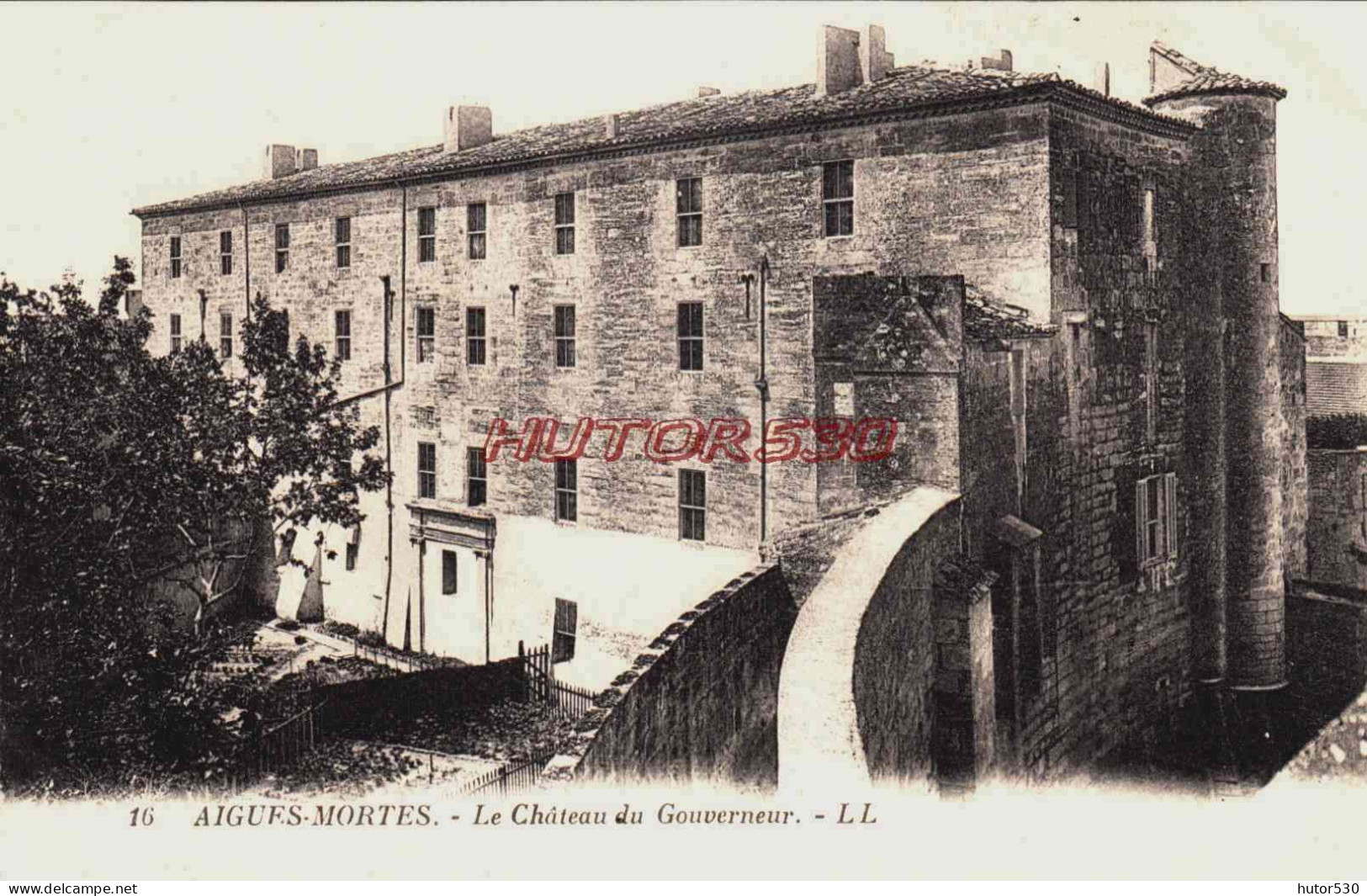 CPA AIGUES MORTES - GARD - LE CHATEAU DU GOUVERNEUR - Aigues-Mortes