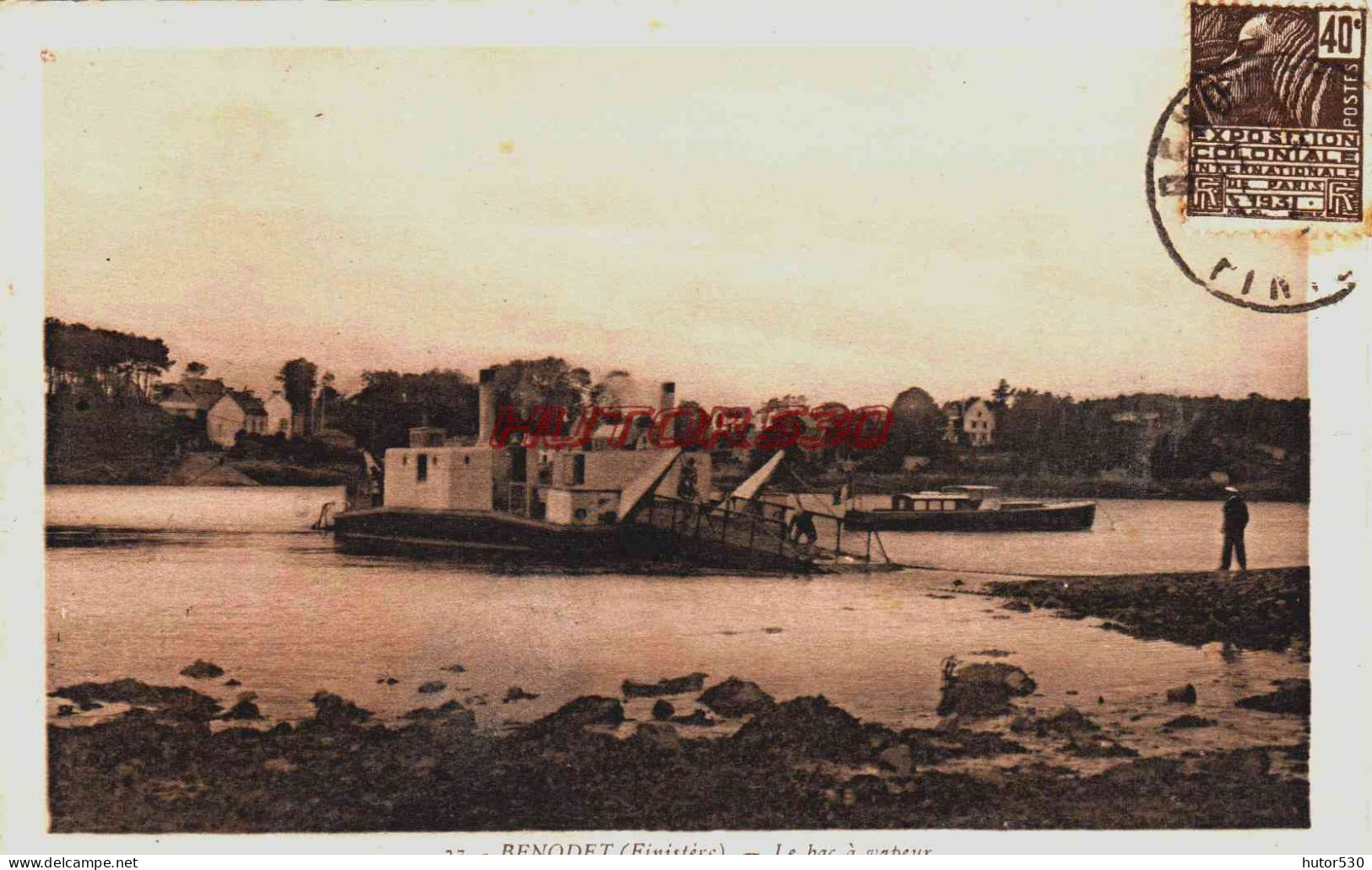 CPA BENODET - FINISTERE - LE BAC À VAPEUR - Bénodet