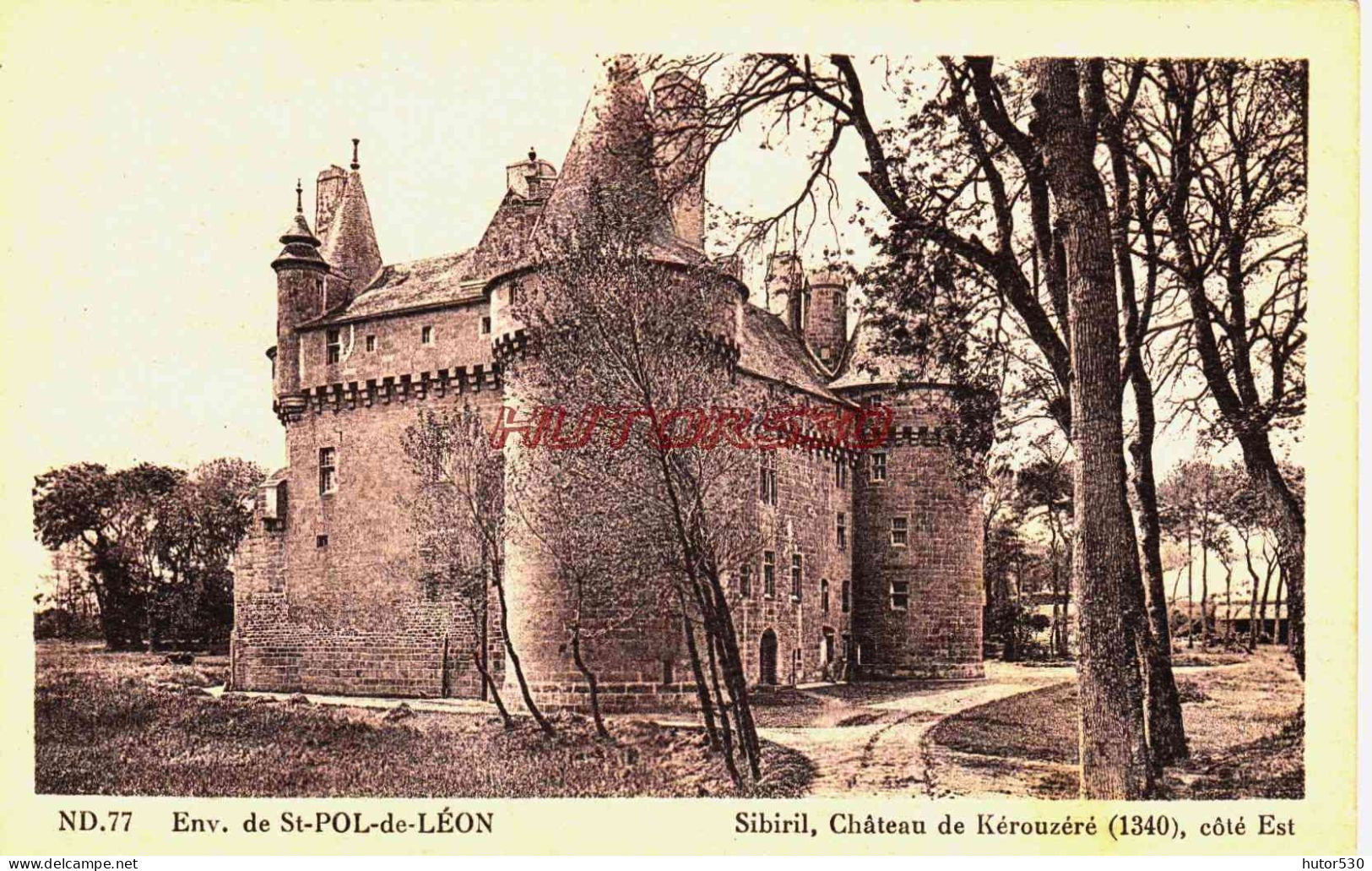 CPA SIBIRIL - FINISTERE - CHATEAU DE KEROUZERE - Other & Unclassified