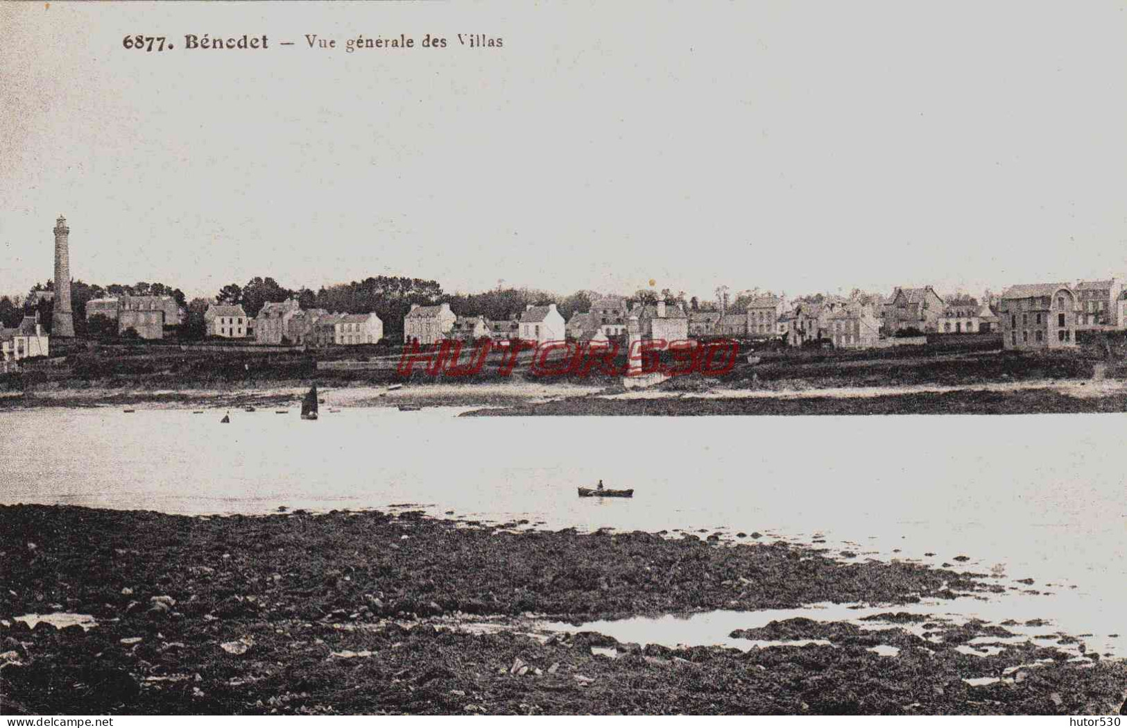 CPA BENODET - FINISTERE - VUE GENERALE DES VILLAS - Bénodet