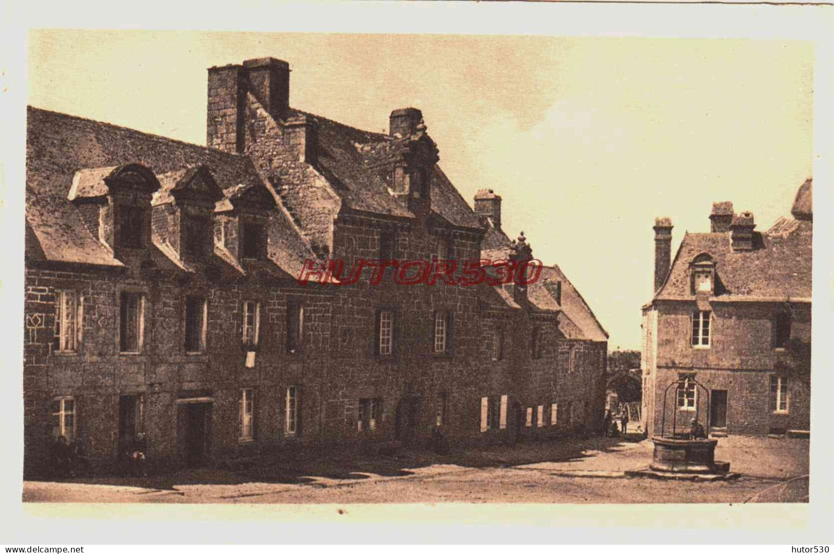 CPA LOCRONAN - FINISTERE - LA PLACE TERRE AU DUC - Locronan