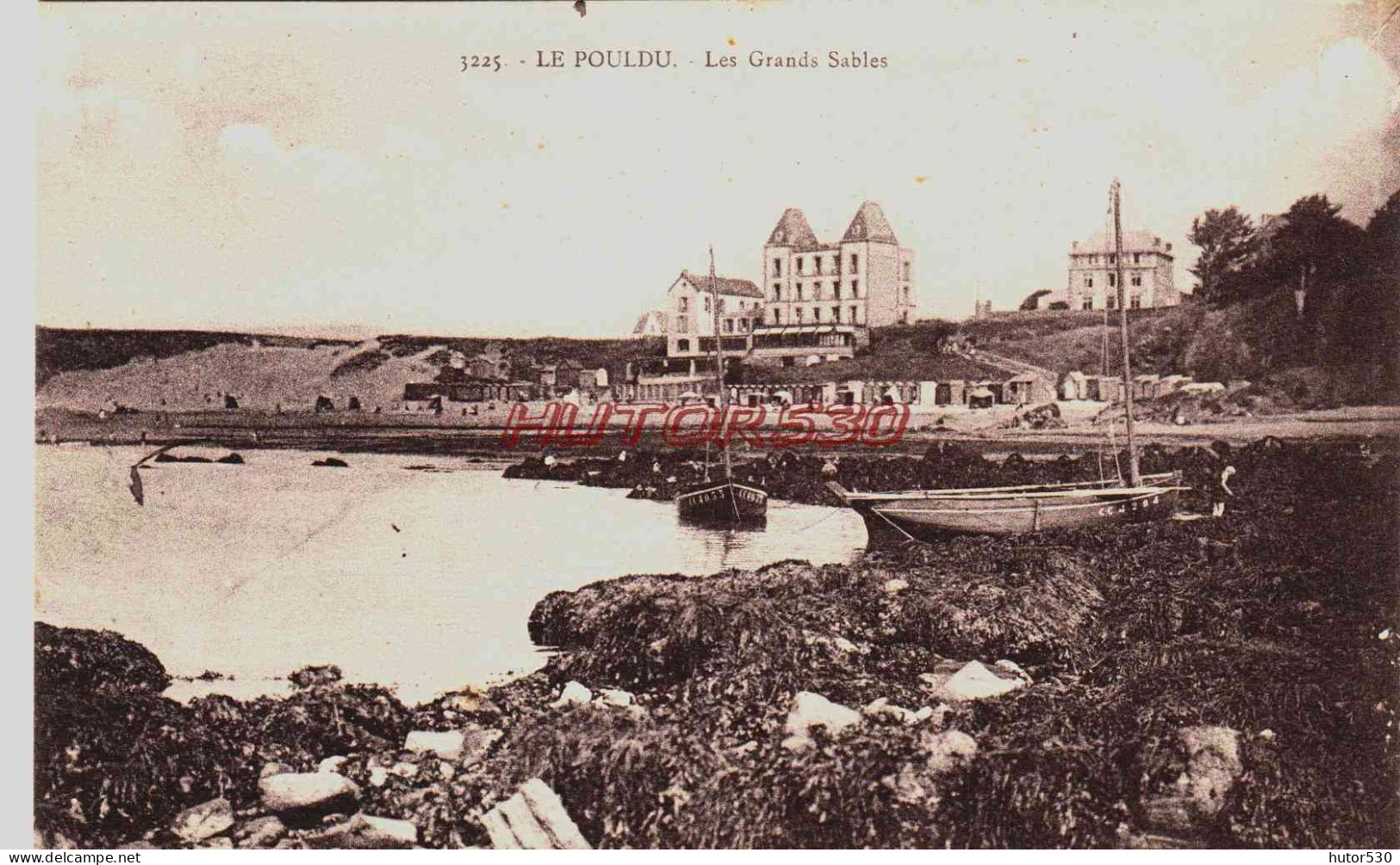 CPA LE POULDU - FINISTERE - LES GRANDS SABLES - Autres & Non Classés